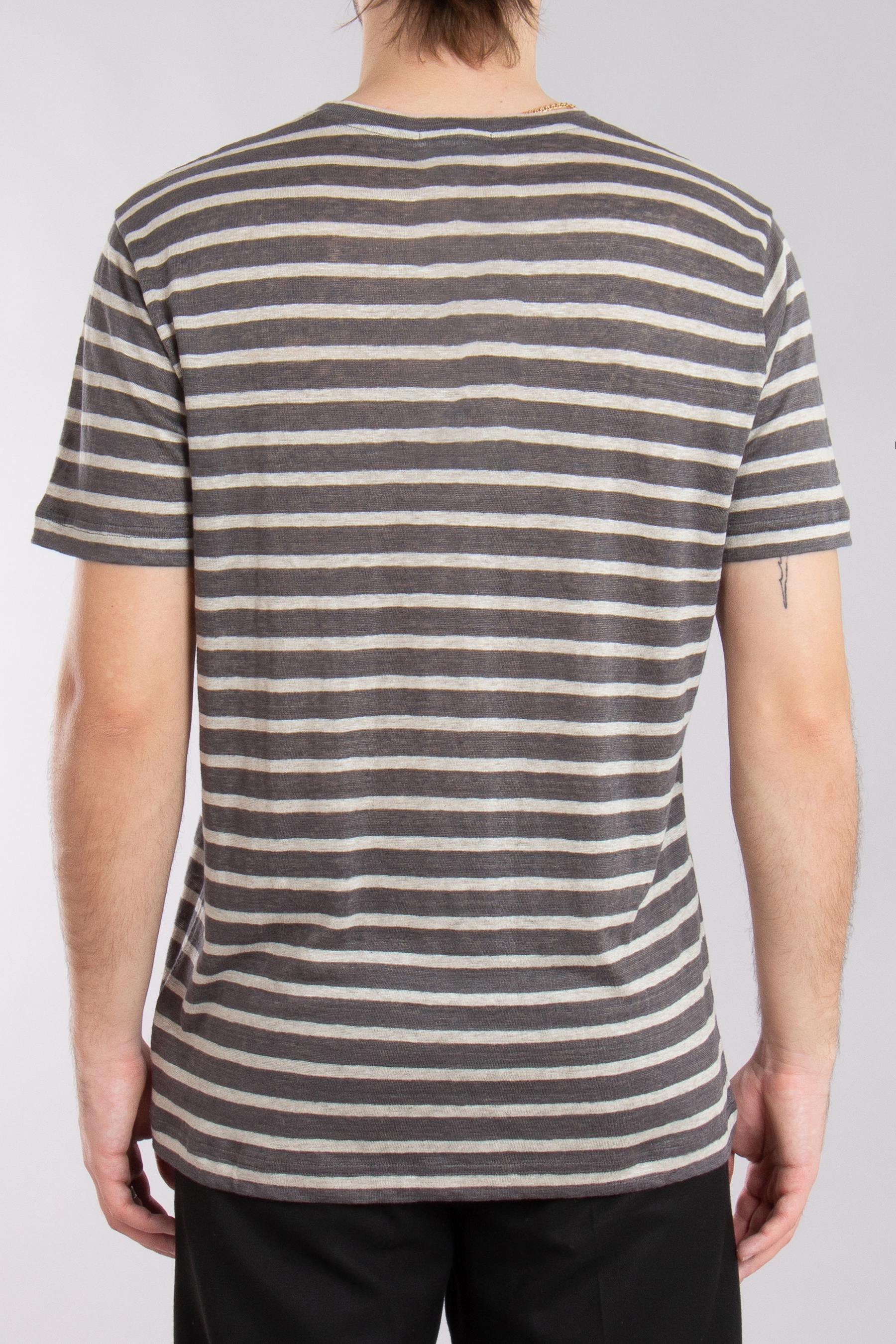 STEFAN BRANDT Striped Linen Jersey T-Shirt Enno STEFAN BRANDT Striped Linen Jersey T-Shirt Enno