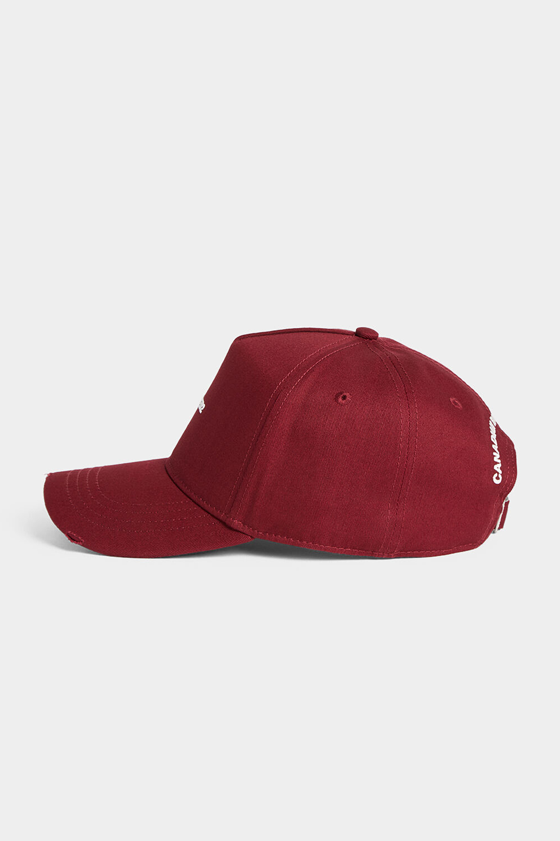 DSQUARED2 Printed Cotton Gabardine Mini Logo Baseball Cap Baseball-Kappe, Kappe, Kleidung, Hut