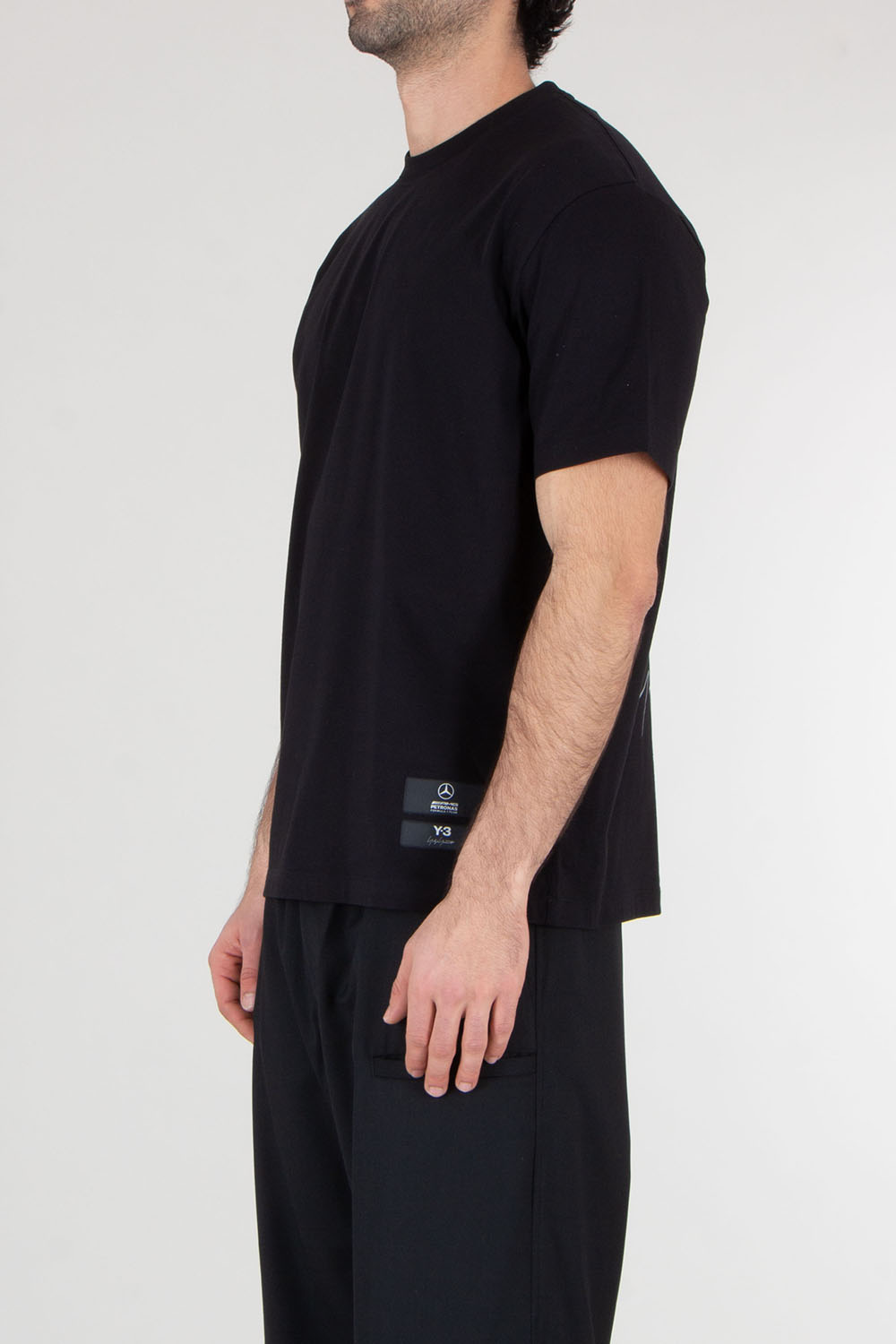 Y-3 x MERCEDES AMG PETRONAS Regular Fit Graphic Print Cotton T-Shirt