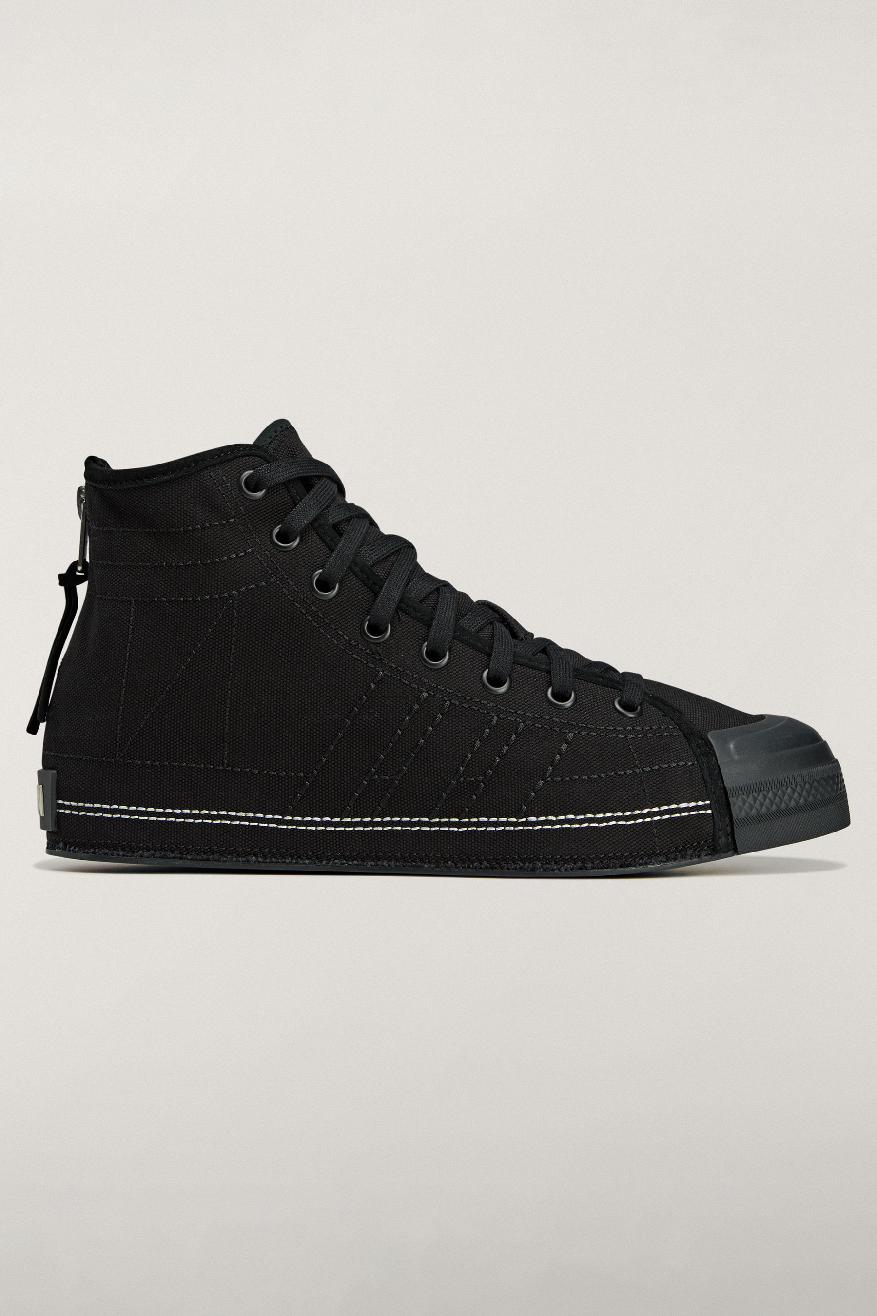 Y-3 x NEIGHBORHOOD Canvas Sneakers Nizza Hi Bekleidung, Schuhwerk, Schuh, Sneaker, Wildleder