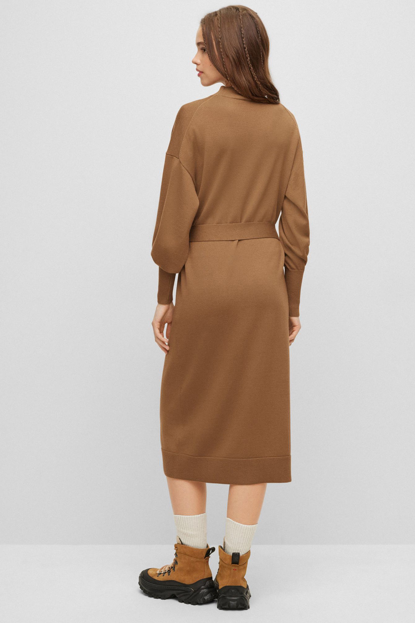 HUGO Knitted Virgin Wool Dress Sedellema HUGO Knitted Virgin Wool Dress Sedellema