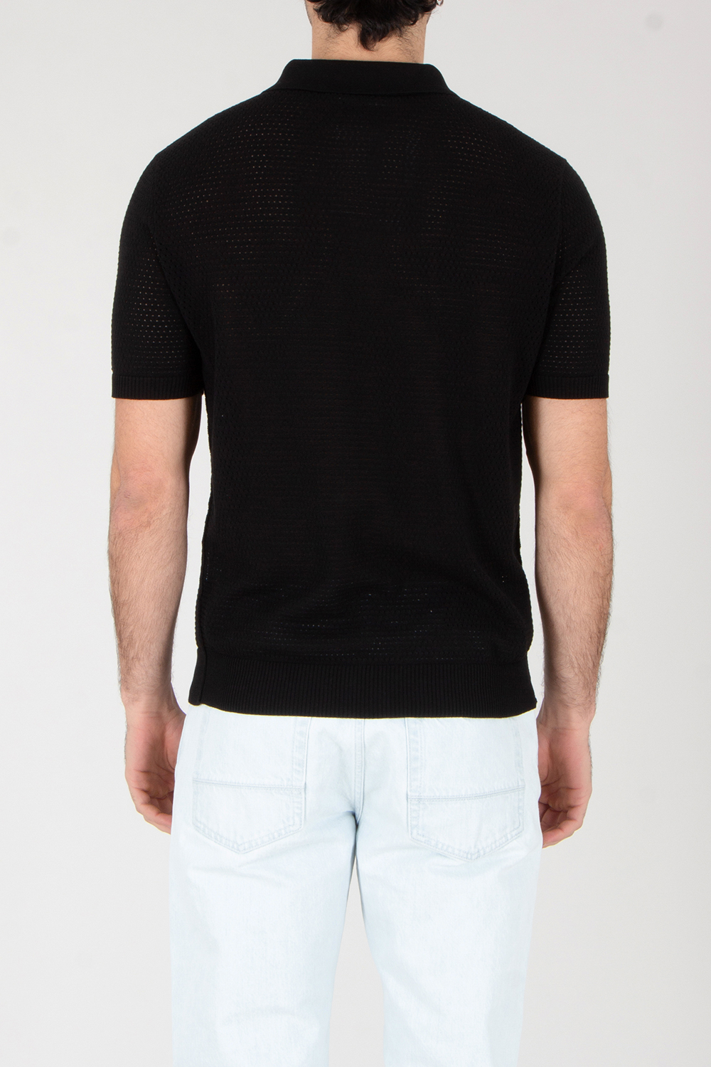 ROBERTO COLLINA Regular Fit Cotton Knit Polo