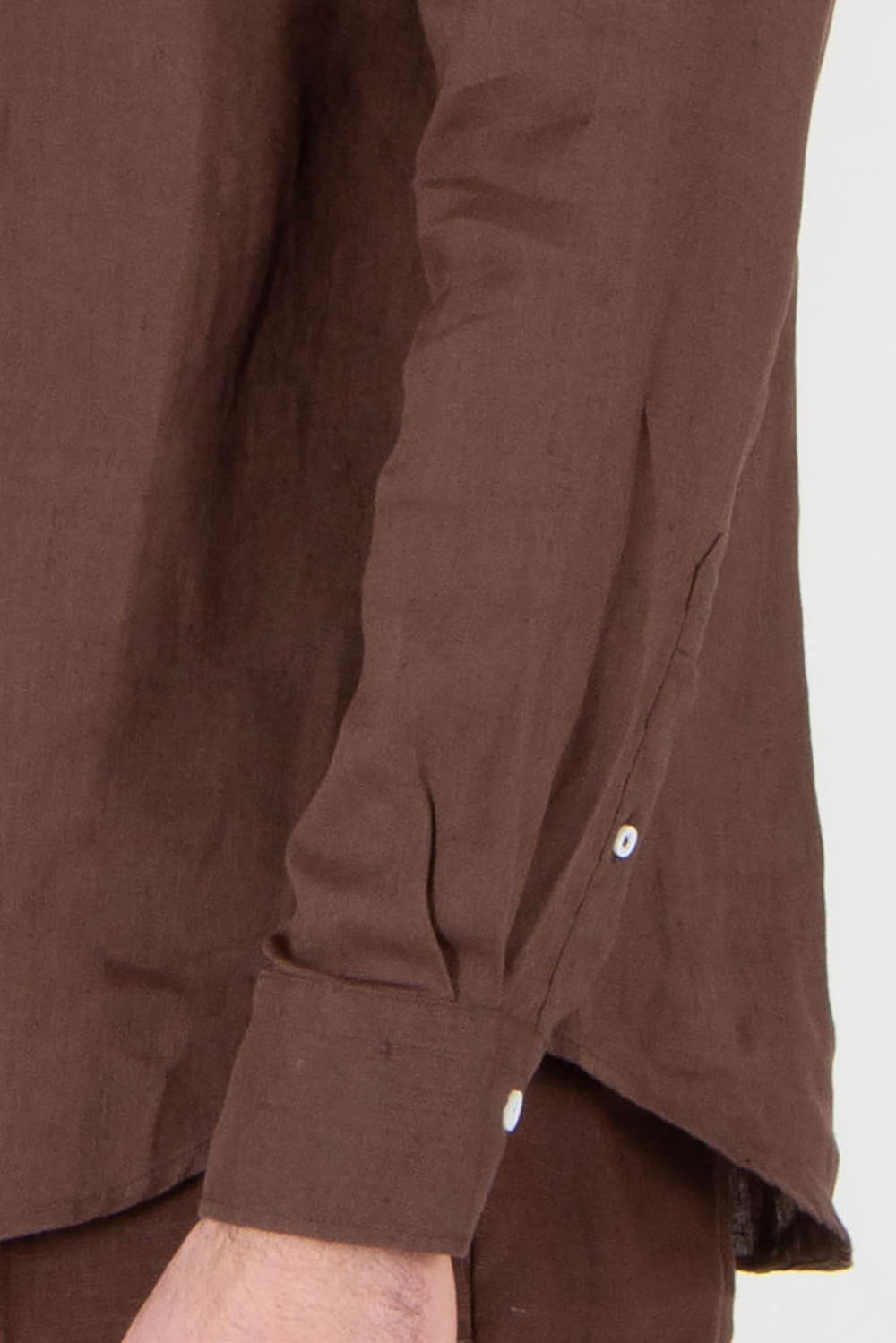 AURÉLIEN Slim Fit Linen Shirt Seaside