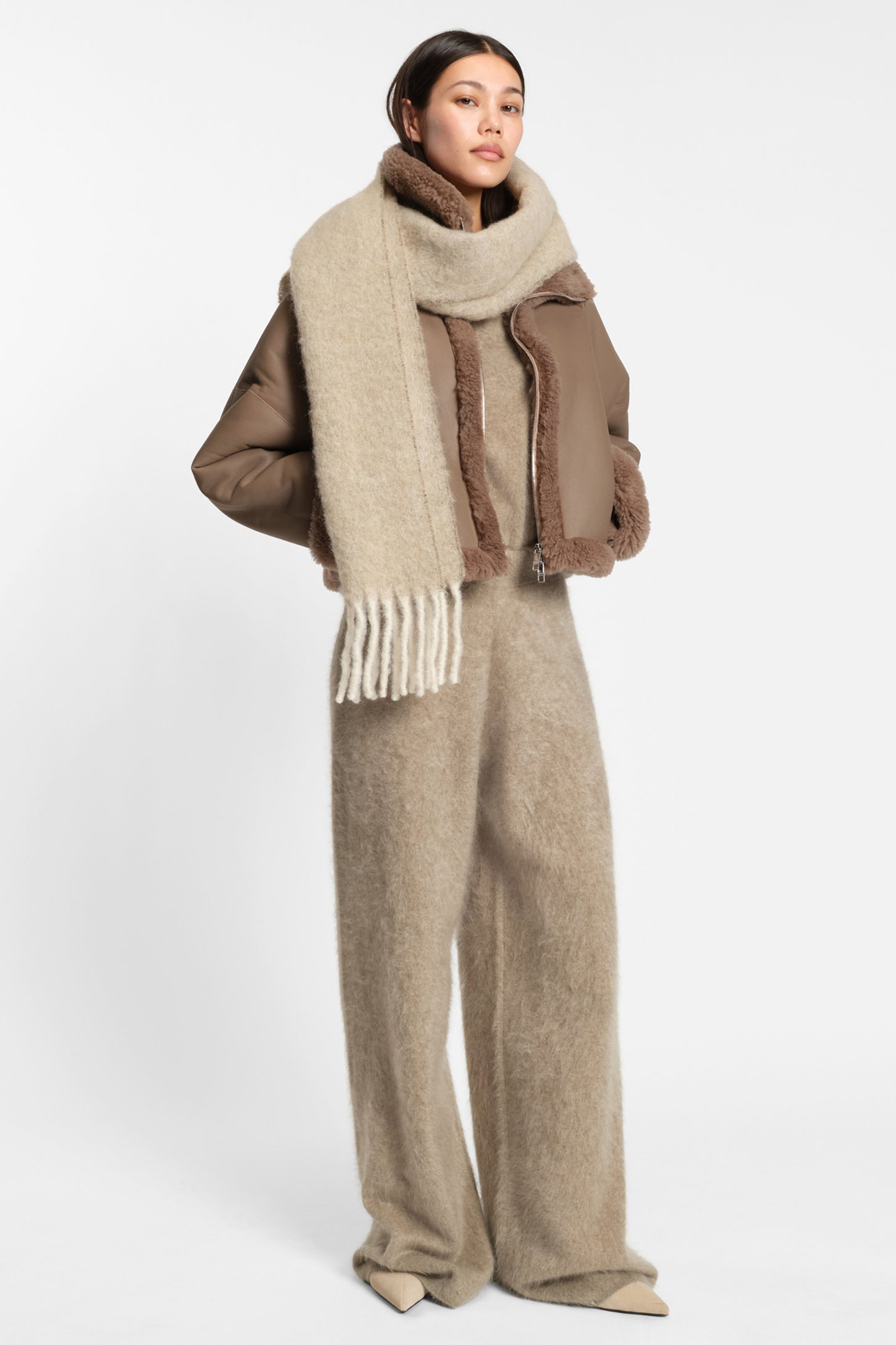 Bekleidung, Halstuch, Mantel