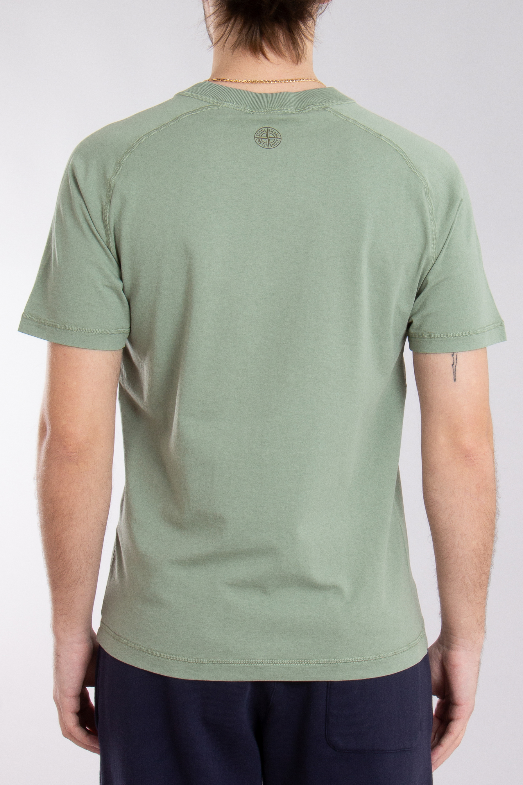 STONE ISLAND Institutional Two Print Organic Cotton Jersey T-Shirt