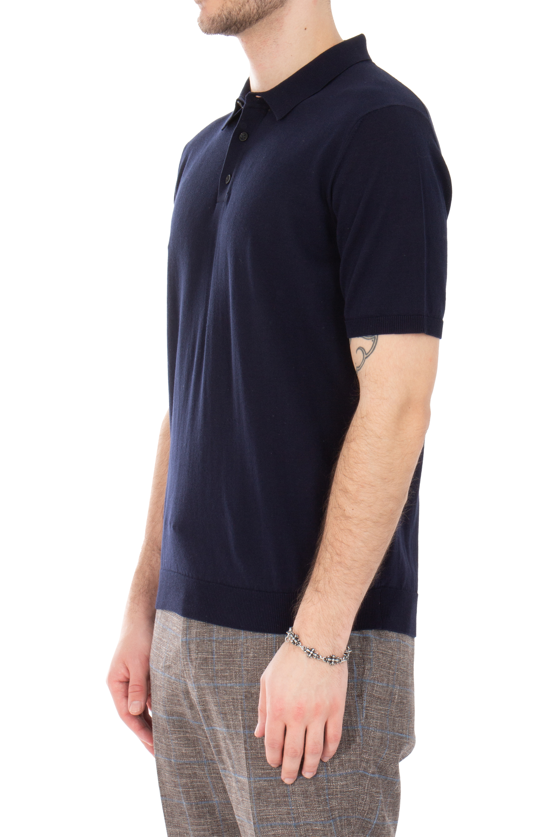 ROBERTO COLLINA Cotton Knit Polo ROBERTO COLLINA Cotton Knit Polo