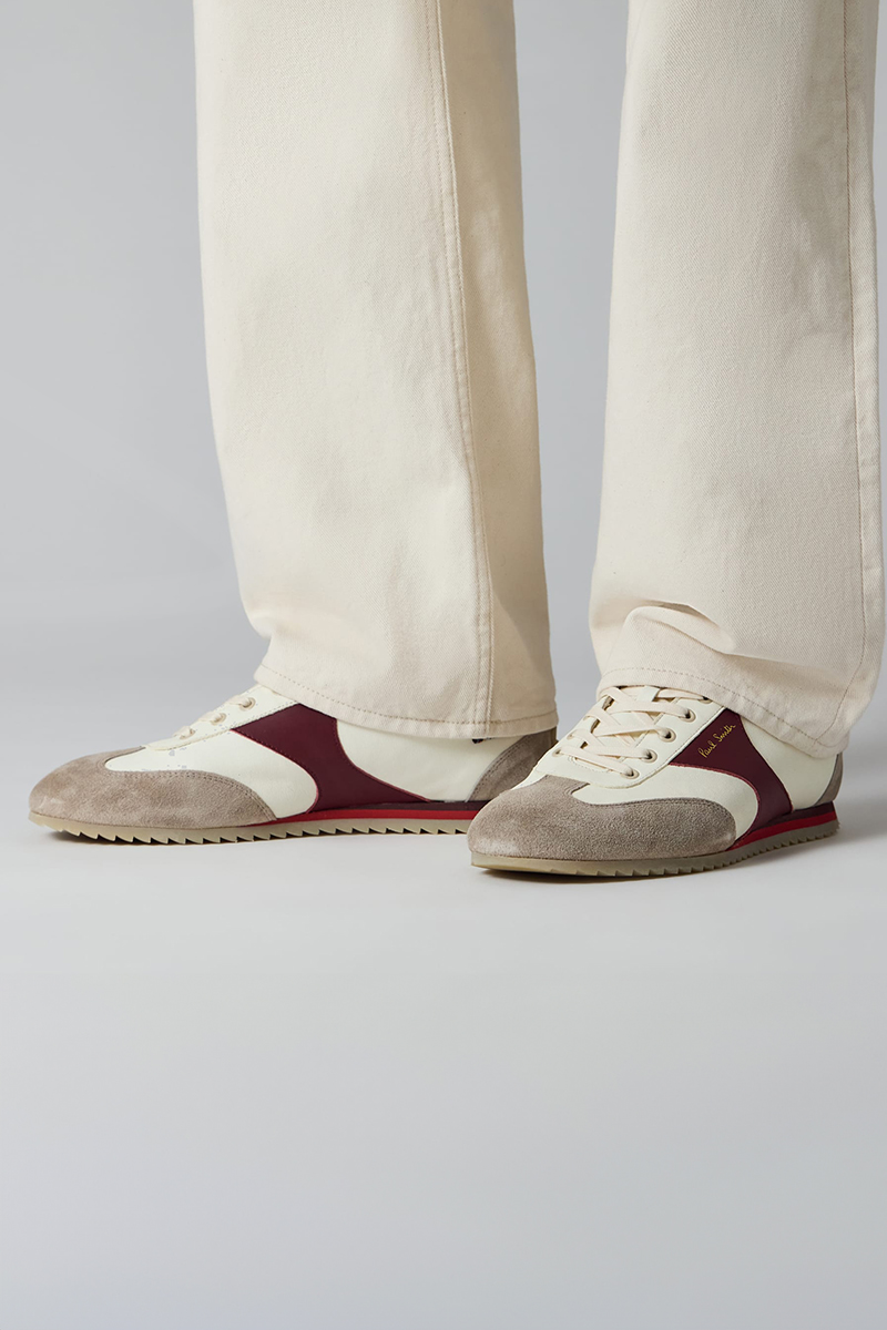 PAUL SMITH Calf Skin Sneakers Chilly