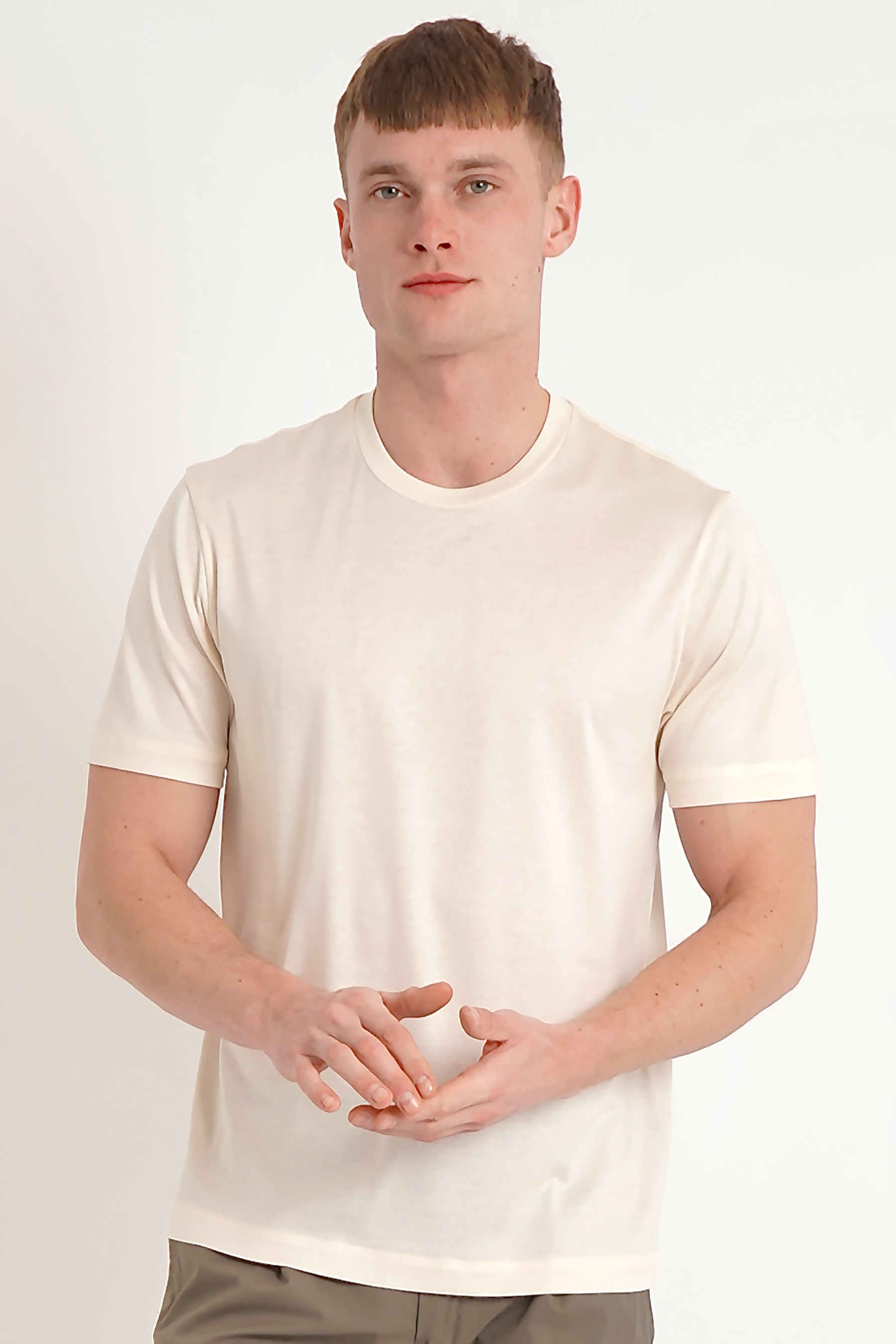 BRIONI Silk & Cotton Blend T-Shirt