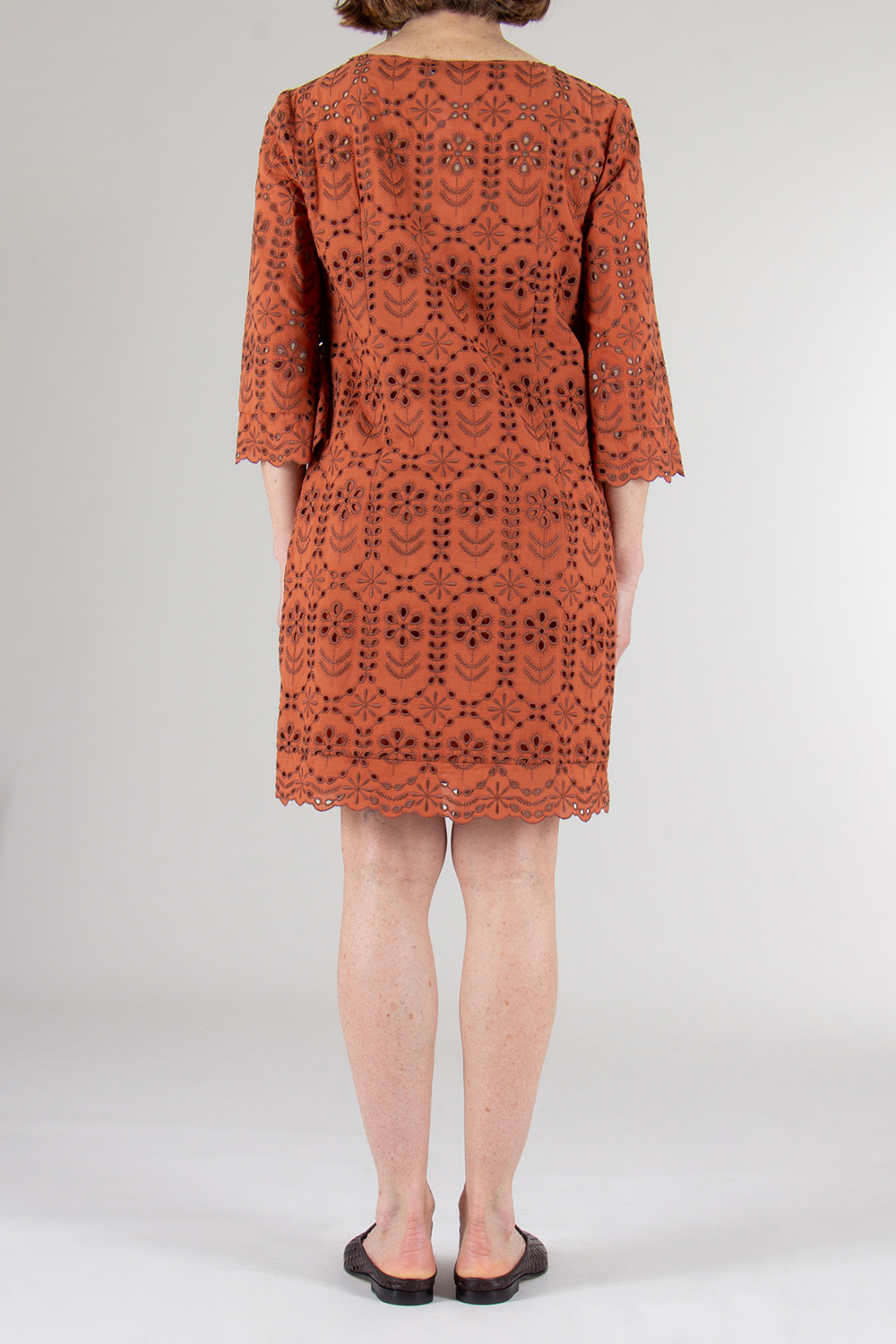 PAUL SMITH Light Tunic Dress With All-Over Cutwork