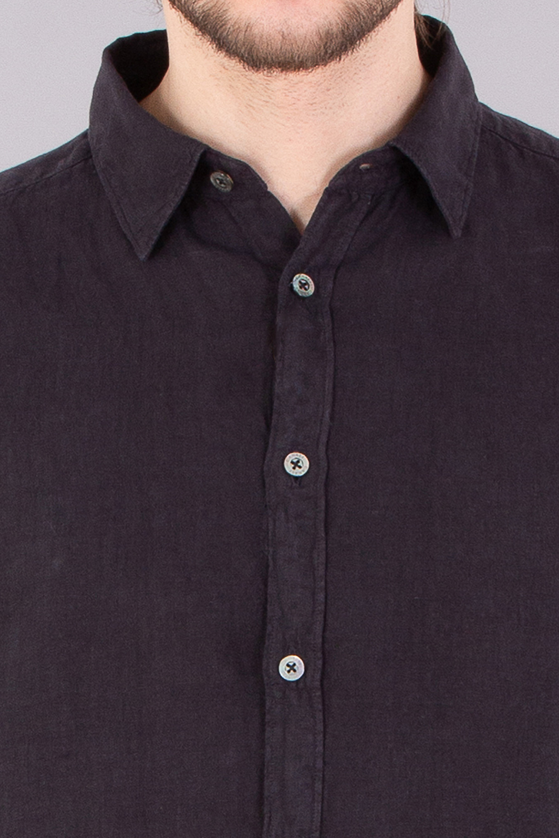 CANALI Regular Fit Linen Shirt CANALI Regular Fit Linen Shirt