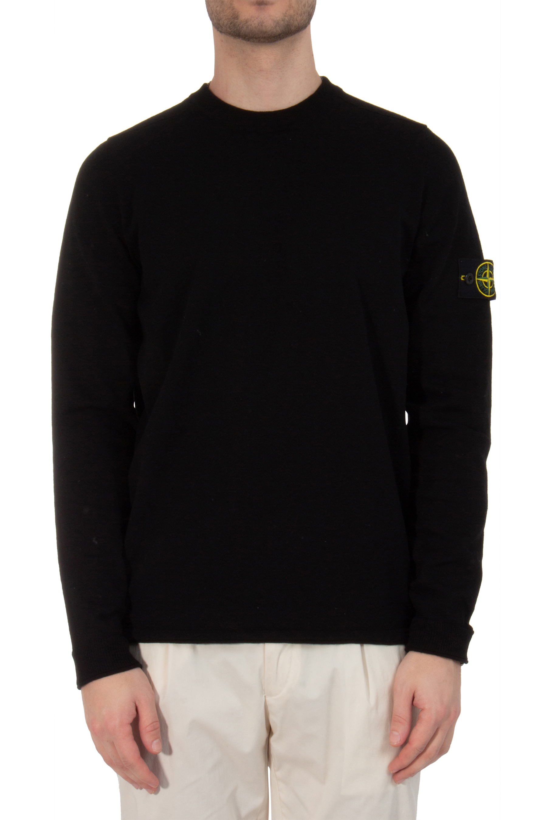 STONE ISLAND Organic Cotton Knit Sweater