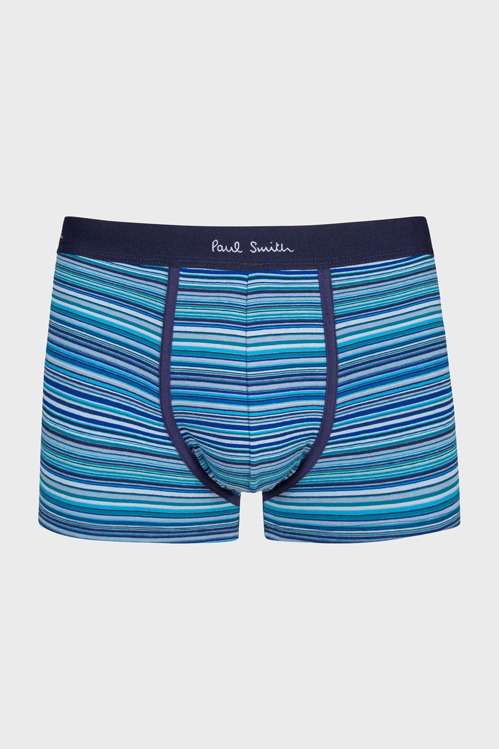 PAUL SMITH Organic-Cotton Blue Signature Stripe Mix Boxer Briefs Three Pack