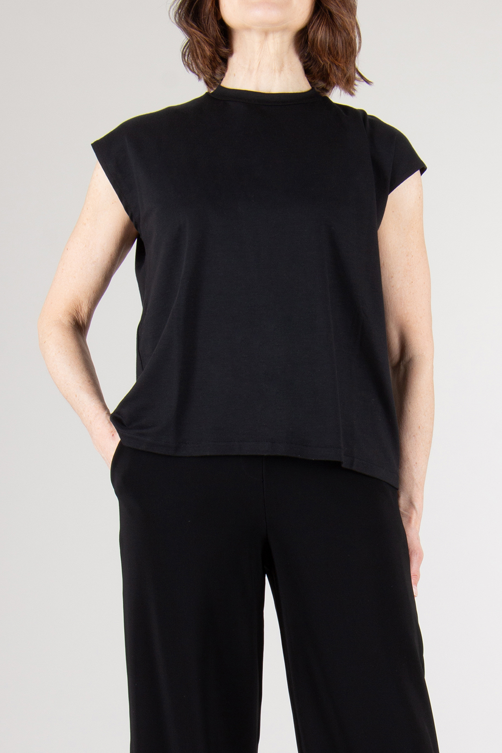 KIEFERMANN Relaxed Fit Sleeveless T-Shirt Gertrut