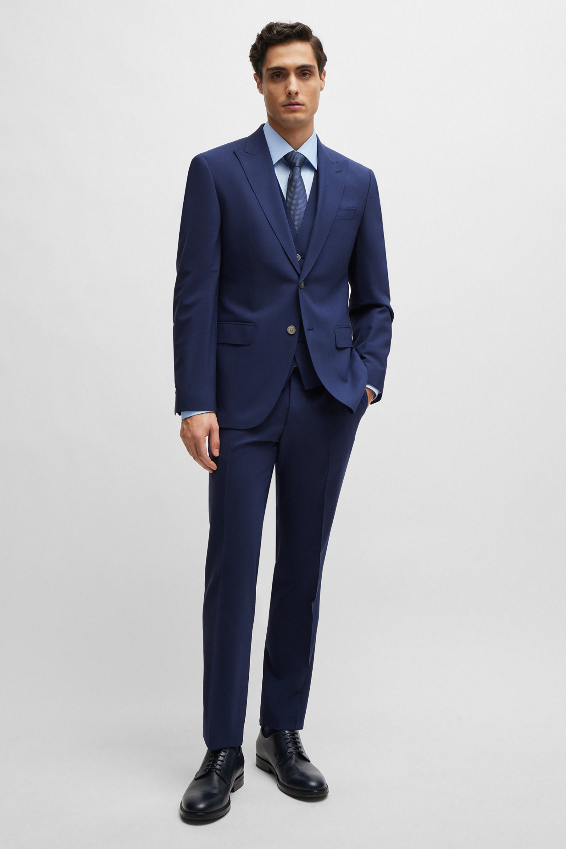 BOSS Regular Fit Virgin Wool Stretch Suit H-Jeckson BOSS Regular Fit Virgin Wool Stretch Suit H-Jeckson