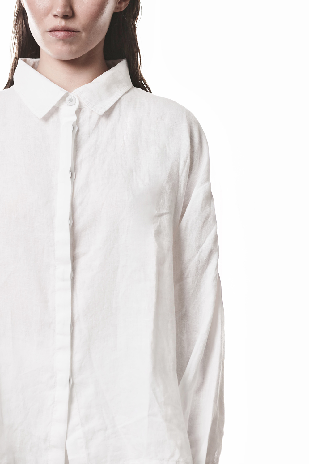 Hemd, Bluse, Leinen, Langarm, Kleid, Hemd