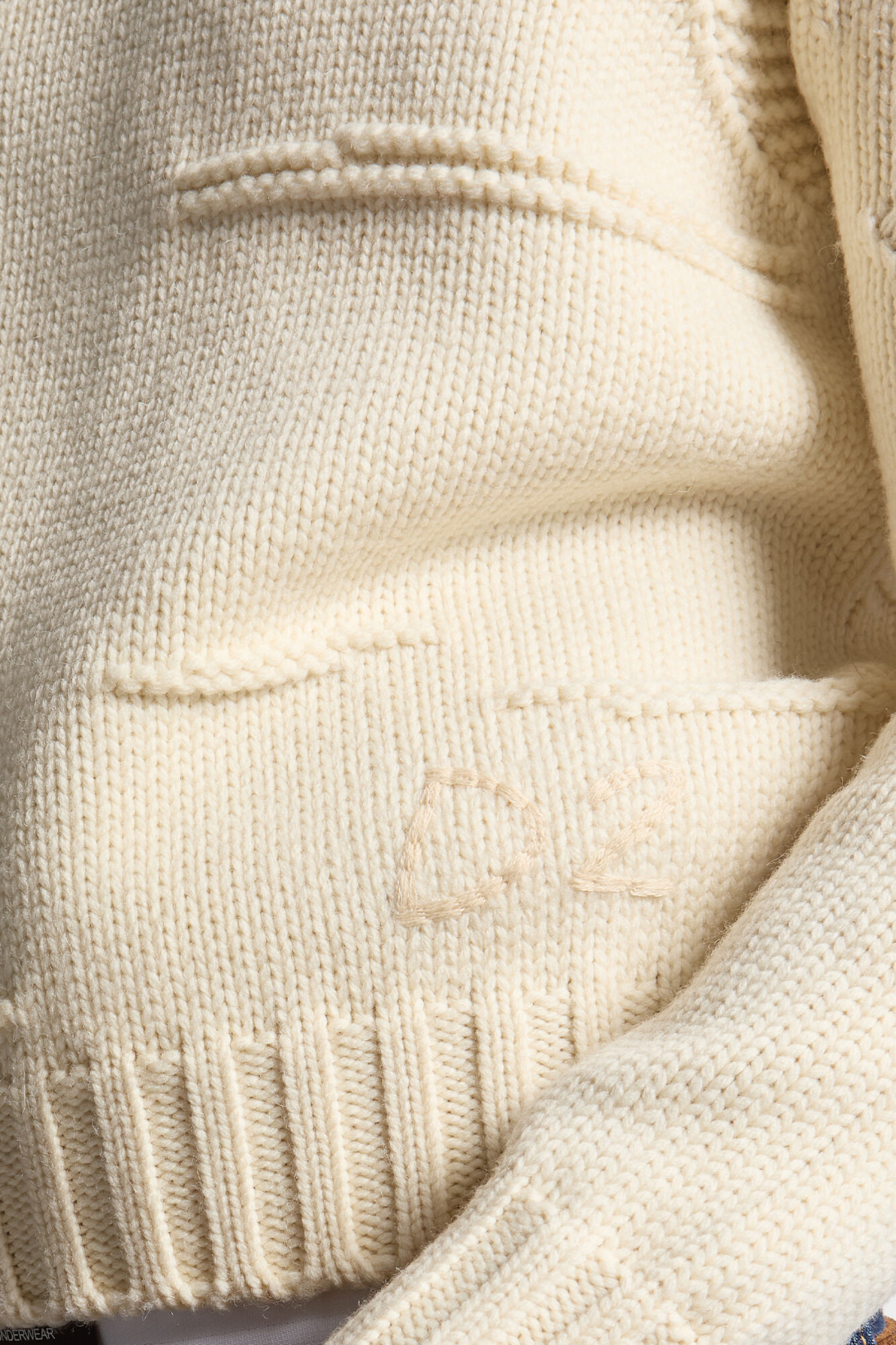 DSQUARED2 Structured Wool Knit Sweater DSQUARED2 Structured Wool Knit Sweater