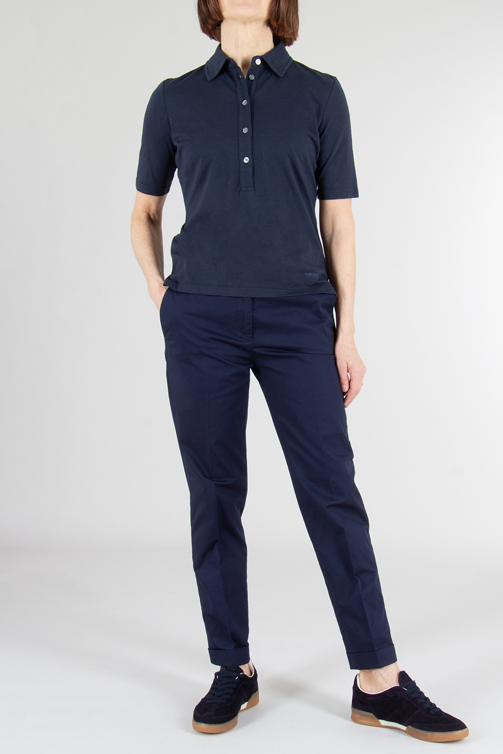 WOOLRICH Cotton Modal Polo Shirt