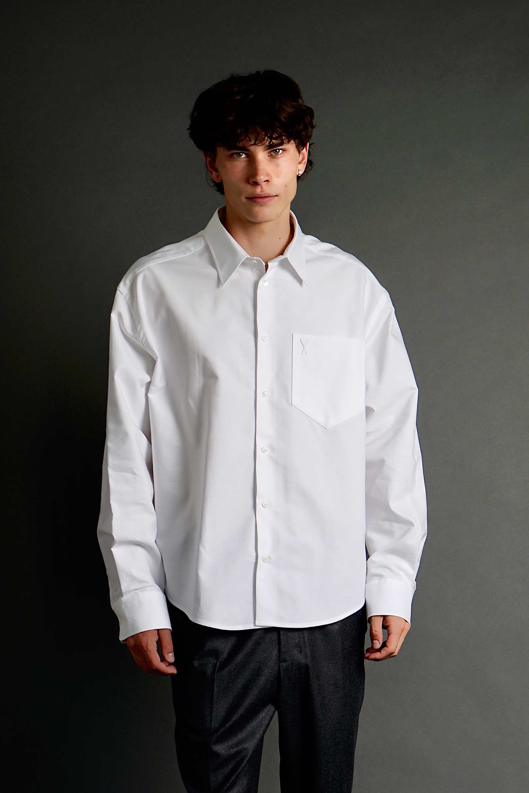 Bekleidung, Hemd, Kleid, Hemd, Langarm, Person