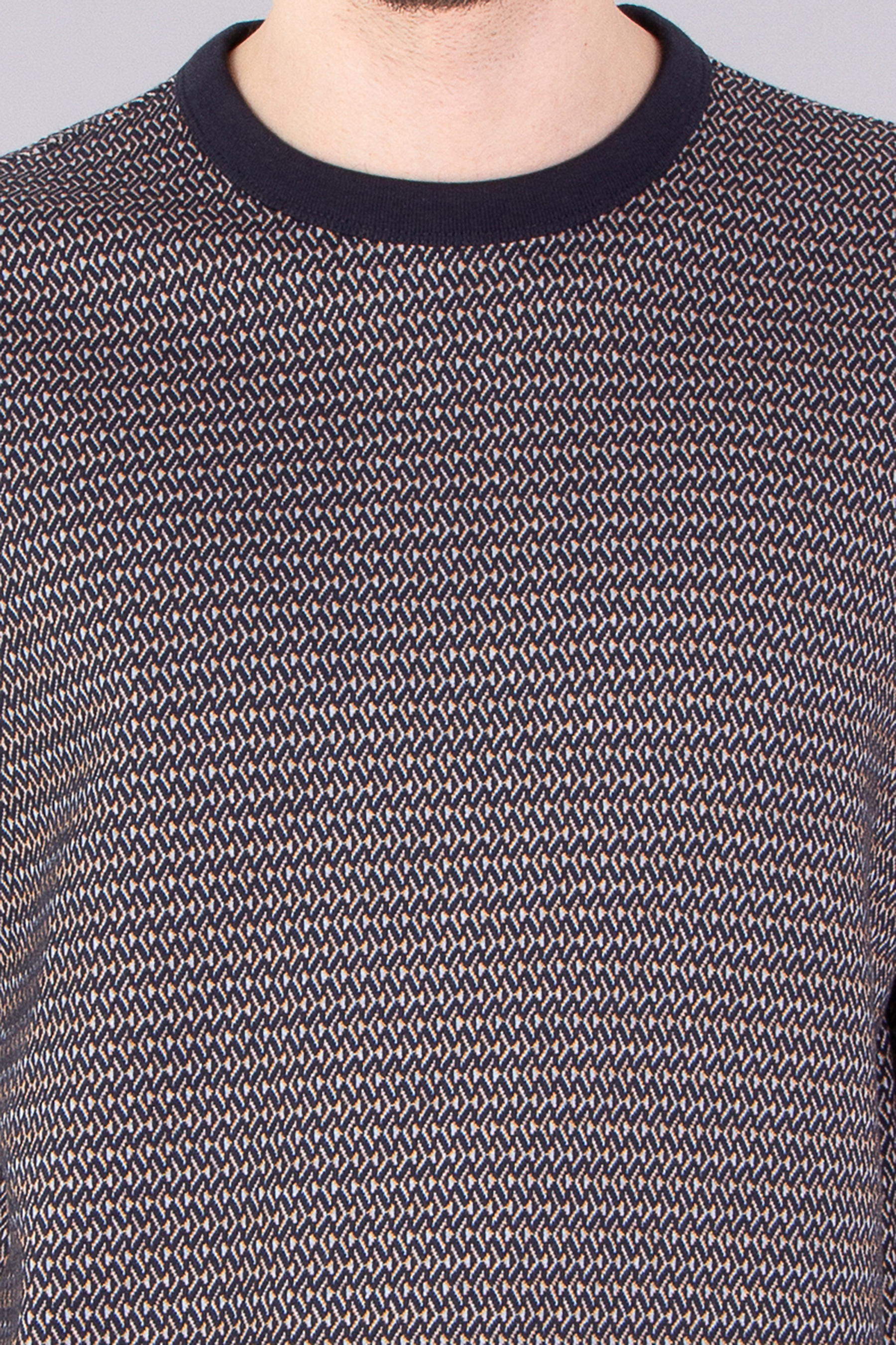 PAUL SMITH Casual Fit Patterned Cotton Blend T-Shirt