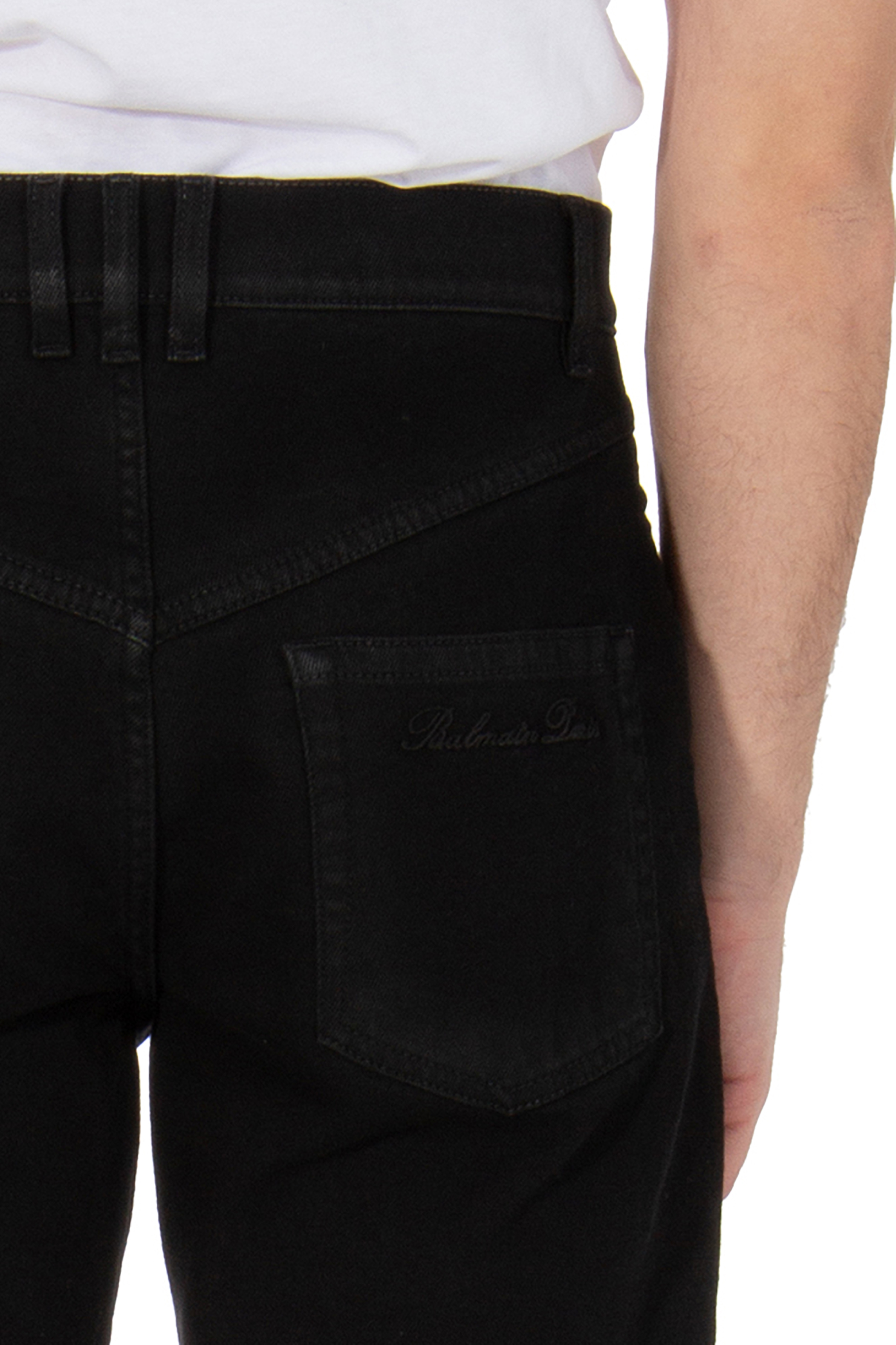 BALMAIN Vintage Wash Cotton Jeans BALMAIN Vintage Wash Cotton Jeans
