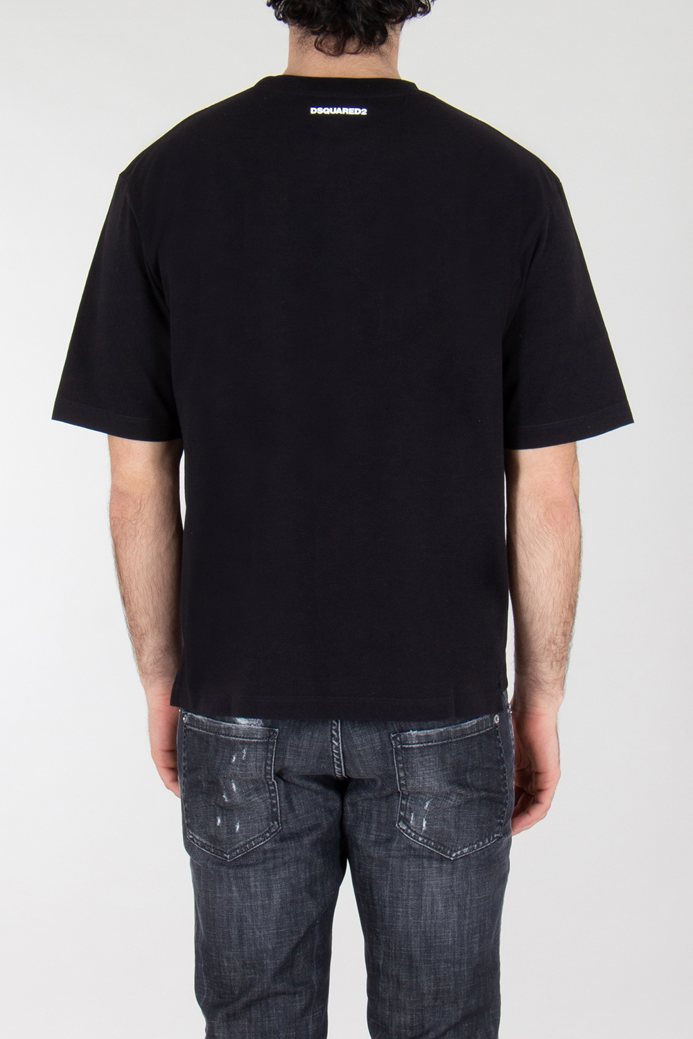 DSQUARED2 Loose Fit Cotton T-Shirt Iconique