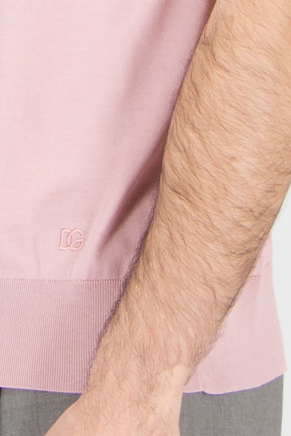 DOLCE & GABBANA Regular Fit Silk Knit Polo