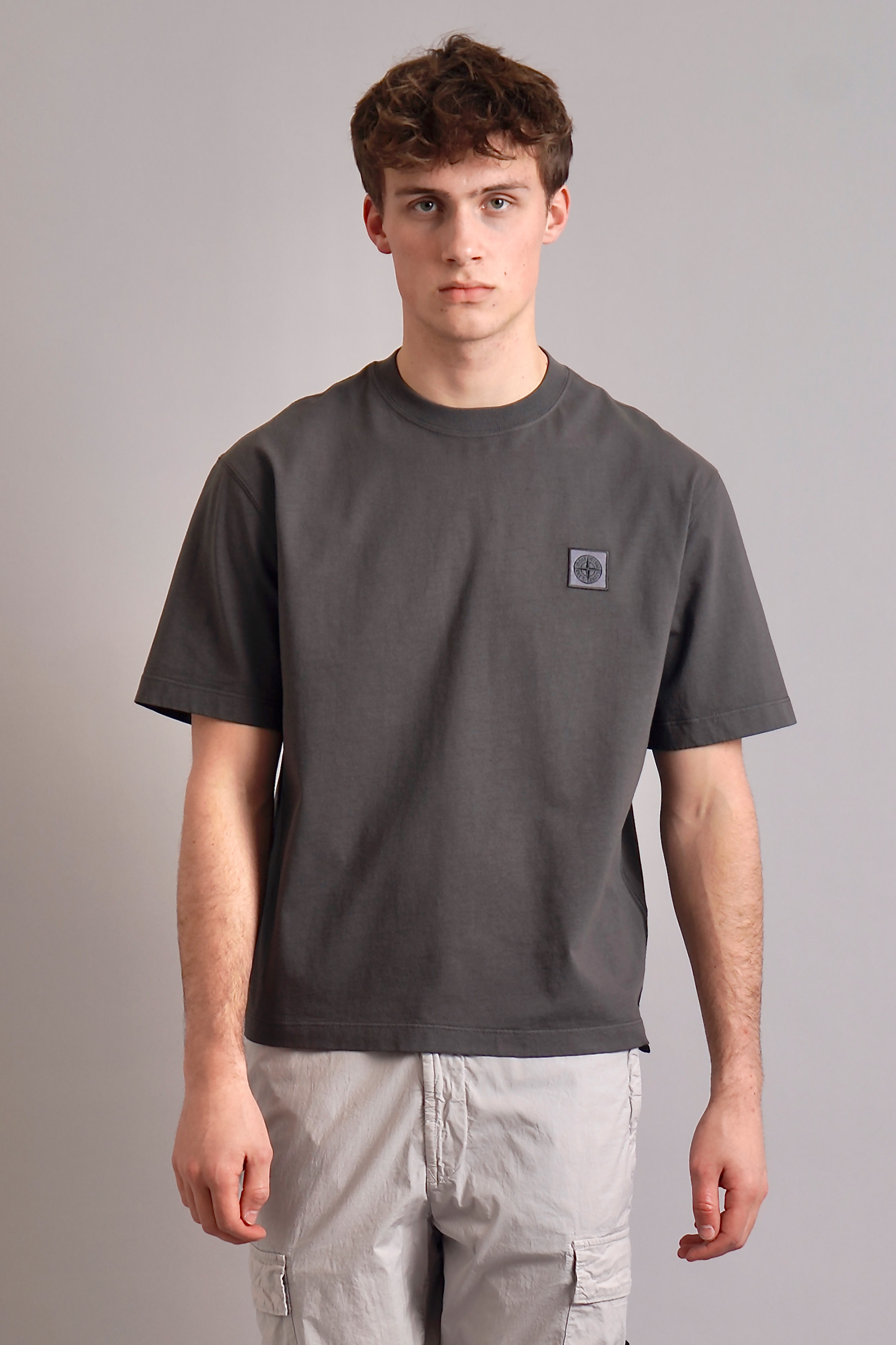 STONE ISLAND Combed Organic Cotton Jersey T-Shirt