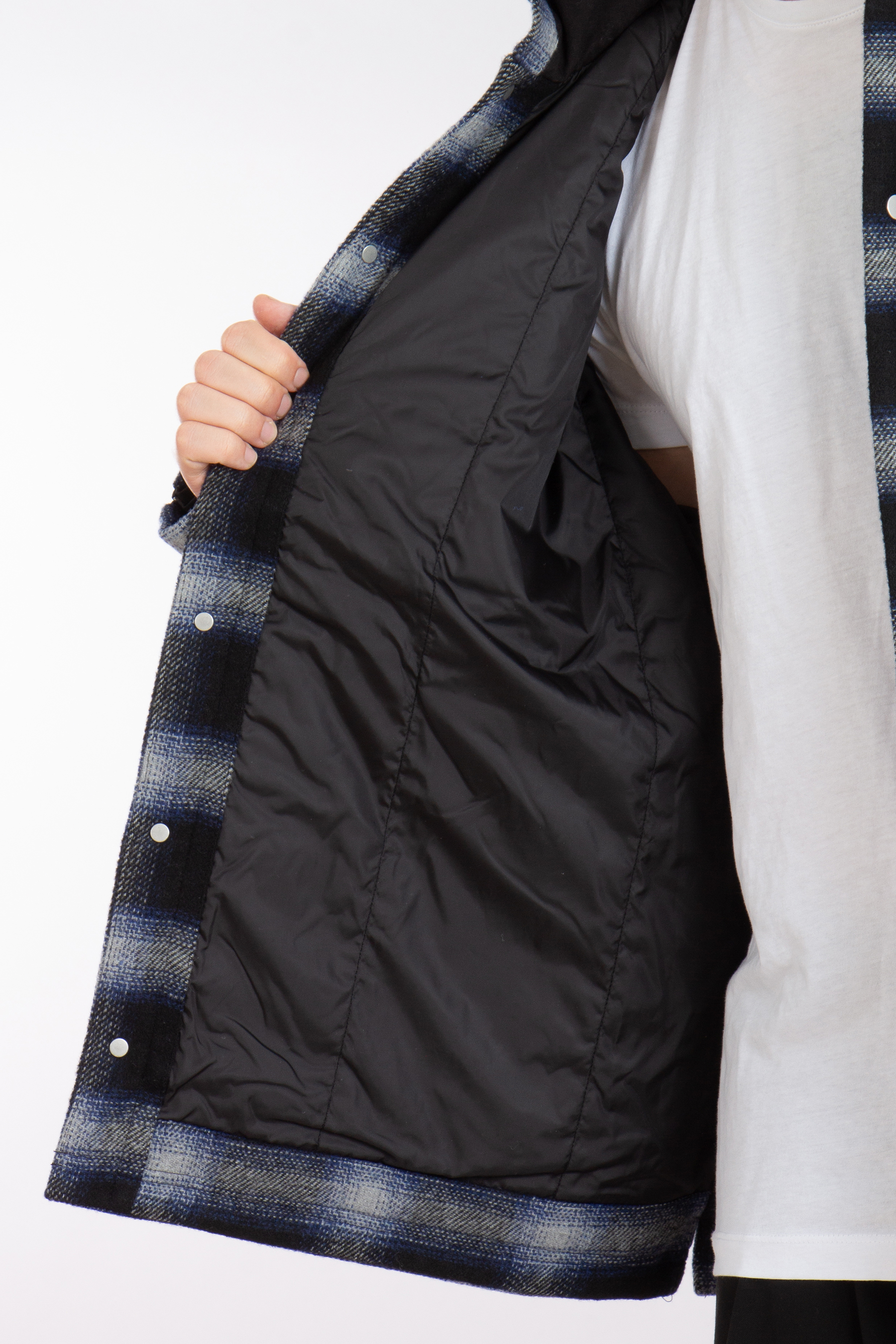 REPRESENT Hooded Checked Flannel Overshirt REPRESENT Hooded Checked Flannel Overshirt