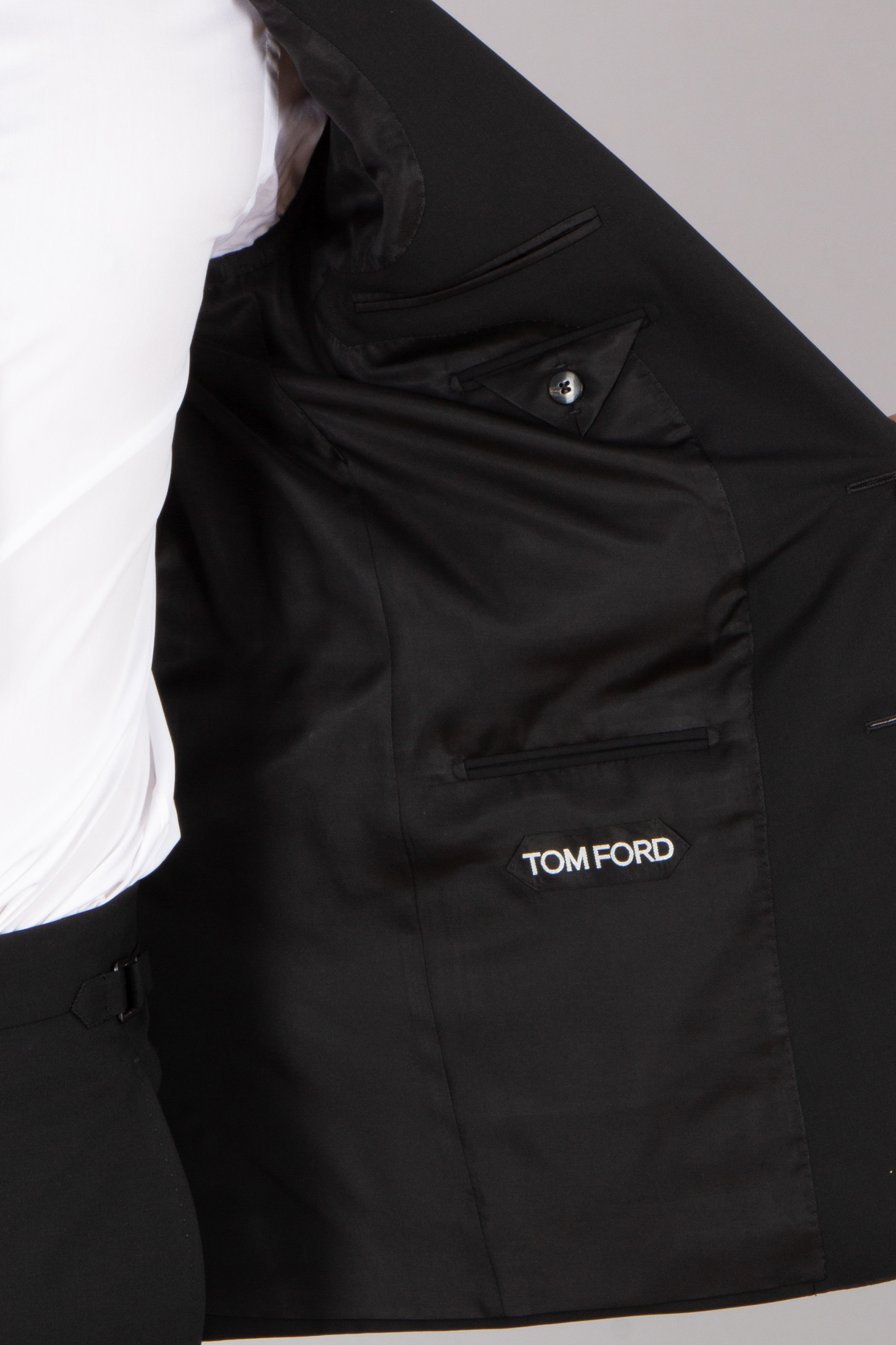 TOM FORD Tailored Fit Super Plain Weave Wool Suit Shelton Bekleidung, Mantel, Jacke, Langarm, Weste