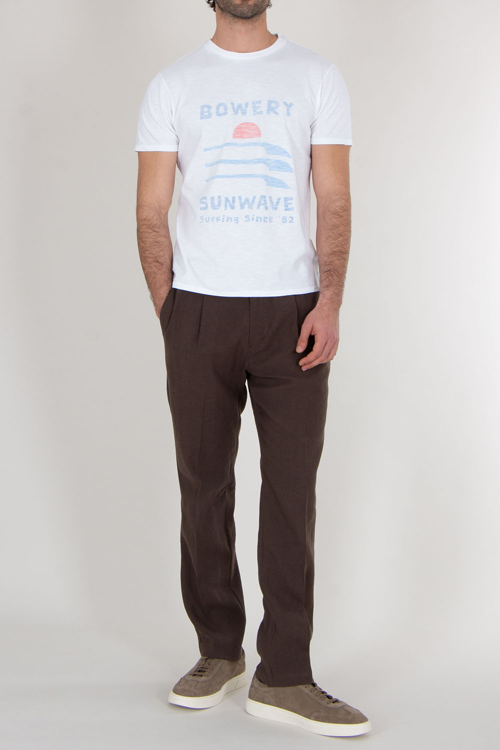 BOWERY NYC Regular Fit Cotton T-Shirt 