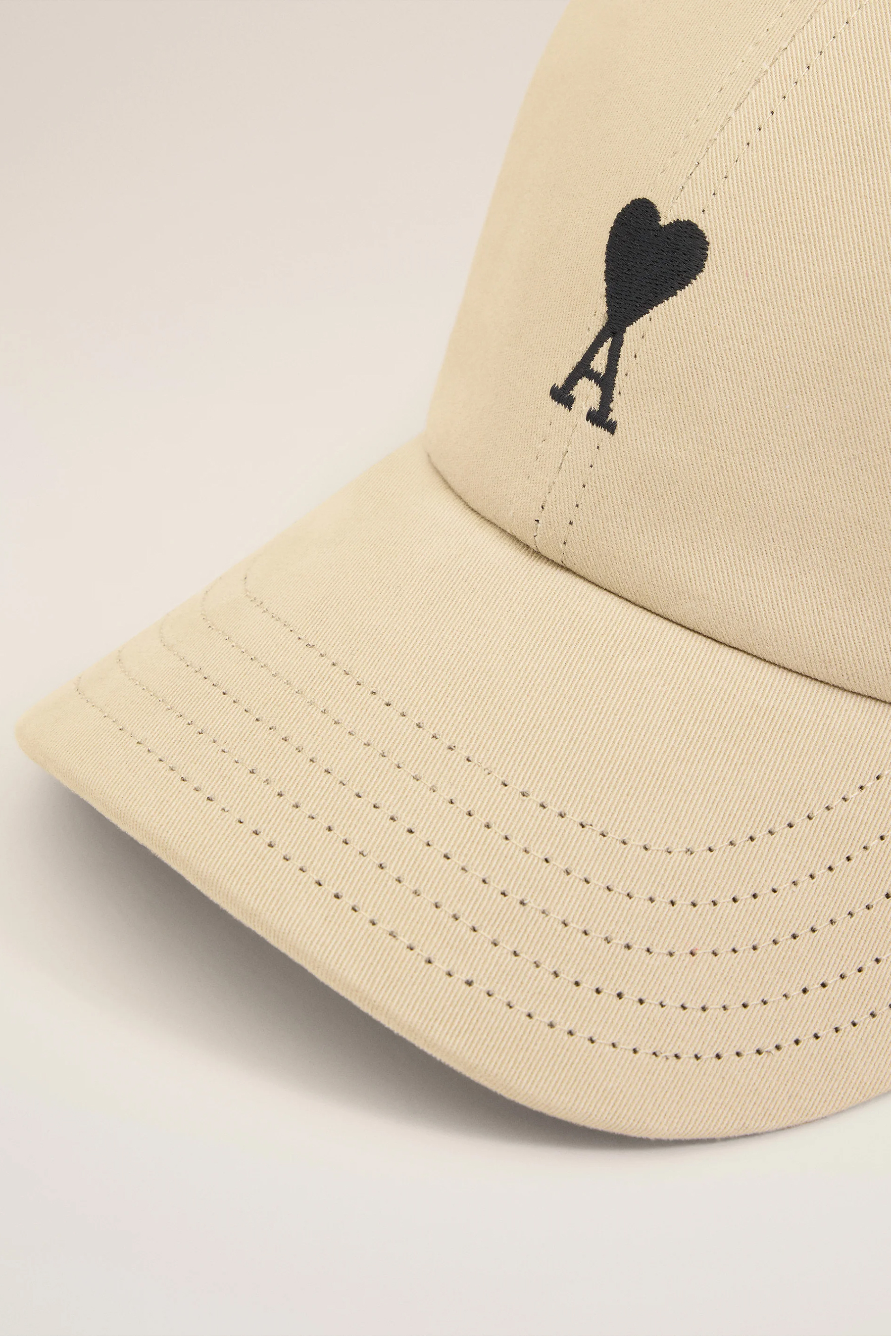 AMI PARIS Ami De Coeur Cotton Gabardine Cap Baseball-Kappe, Kappe, Kleidung, Hut, Schuh
