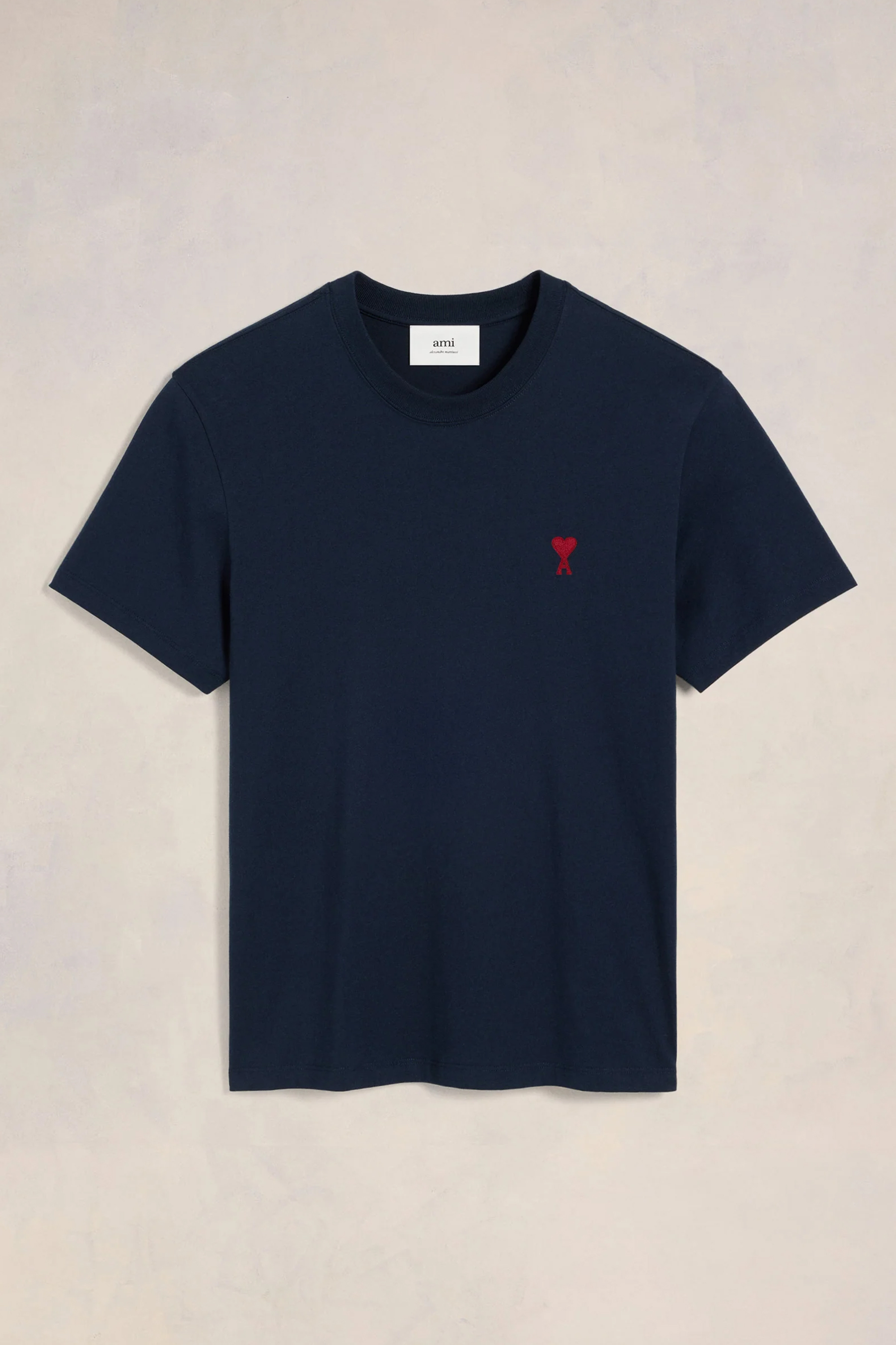 AMI PARIS Classic Fit Ami De Coeur Organic Cotton Jersey T-Shirt AMI PARIS Classic Fit Ami De Coeur Organic Cotton Jersey T-Shirt