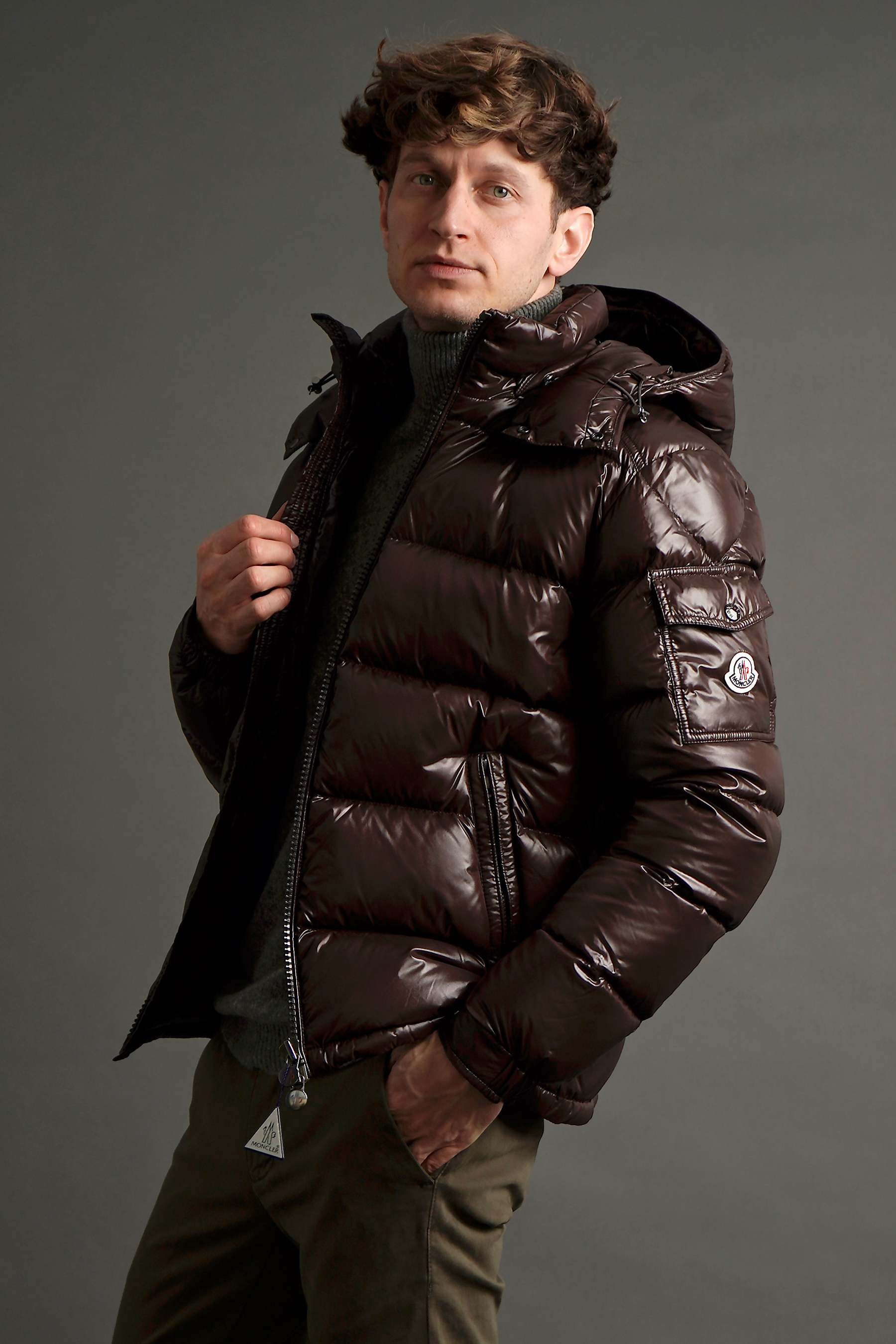 MONCLER Maya Nylon Laqué Down Jacket MONCLER Maya Nylon Laqué Down Jacket