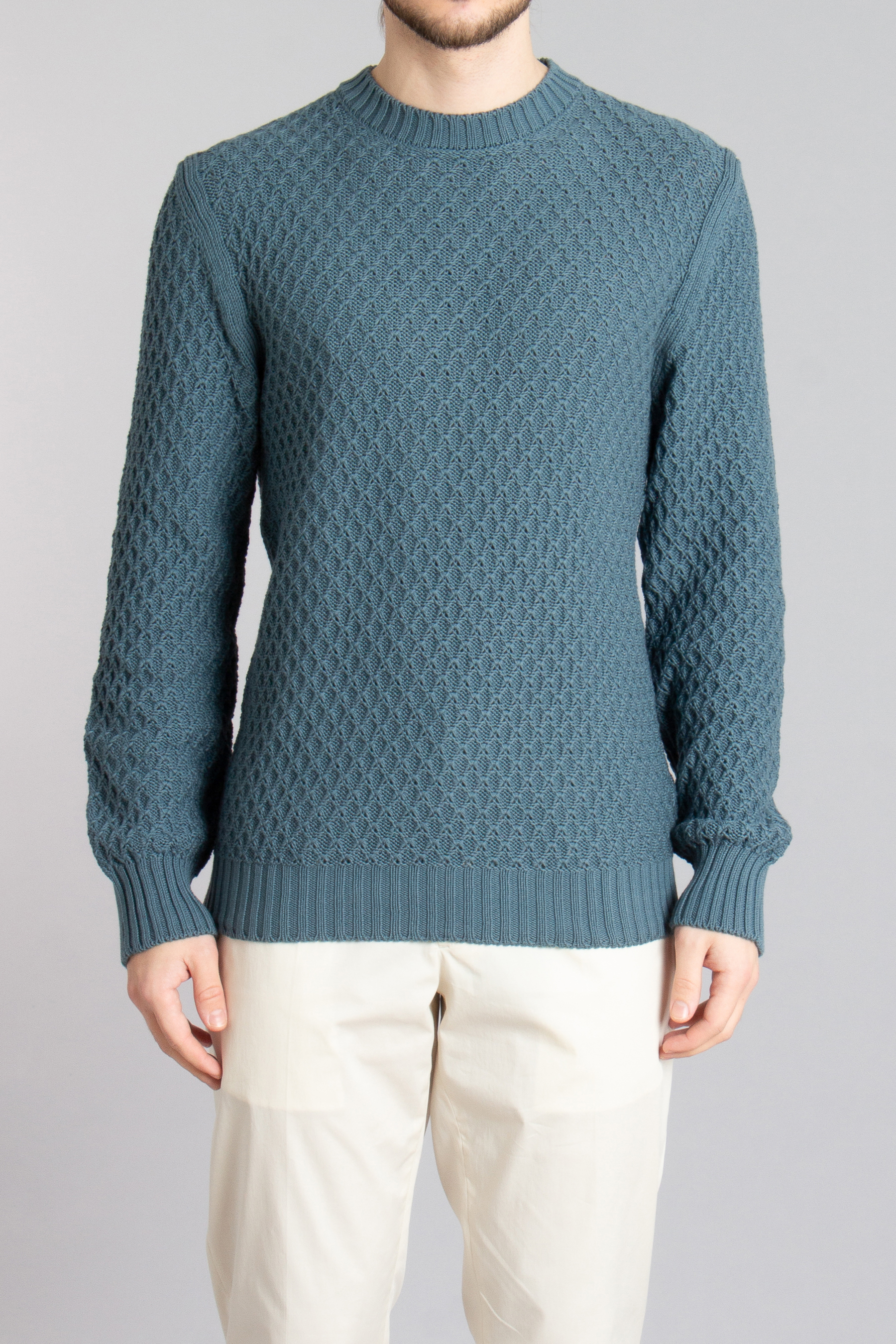 CANALI Structured Cotton Sweater CANALI Structured Cotton Sweater
