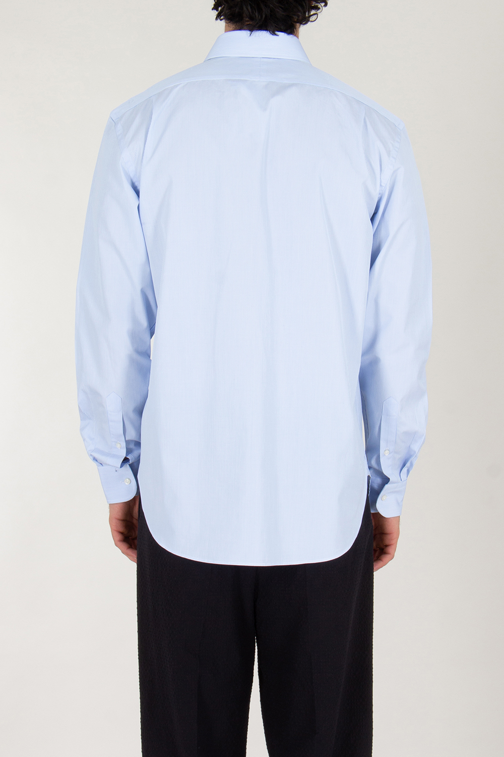 BECKHAM x BOSS Striped Cotton Shirt