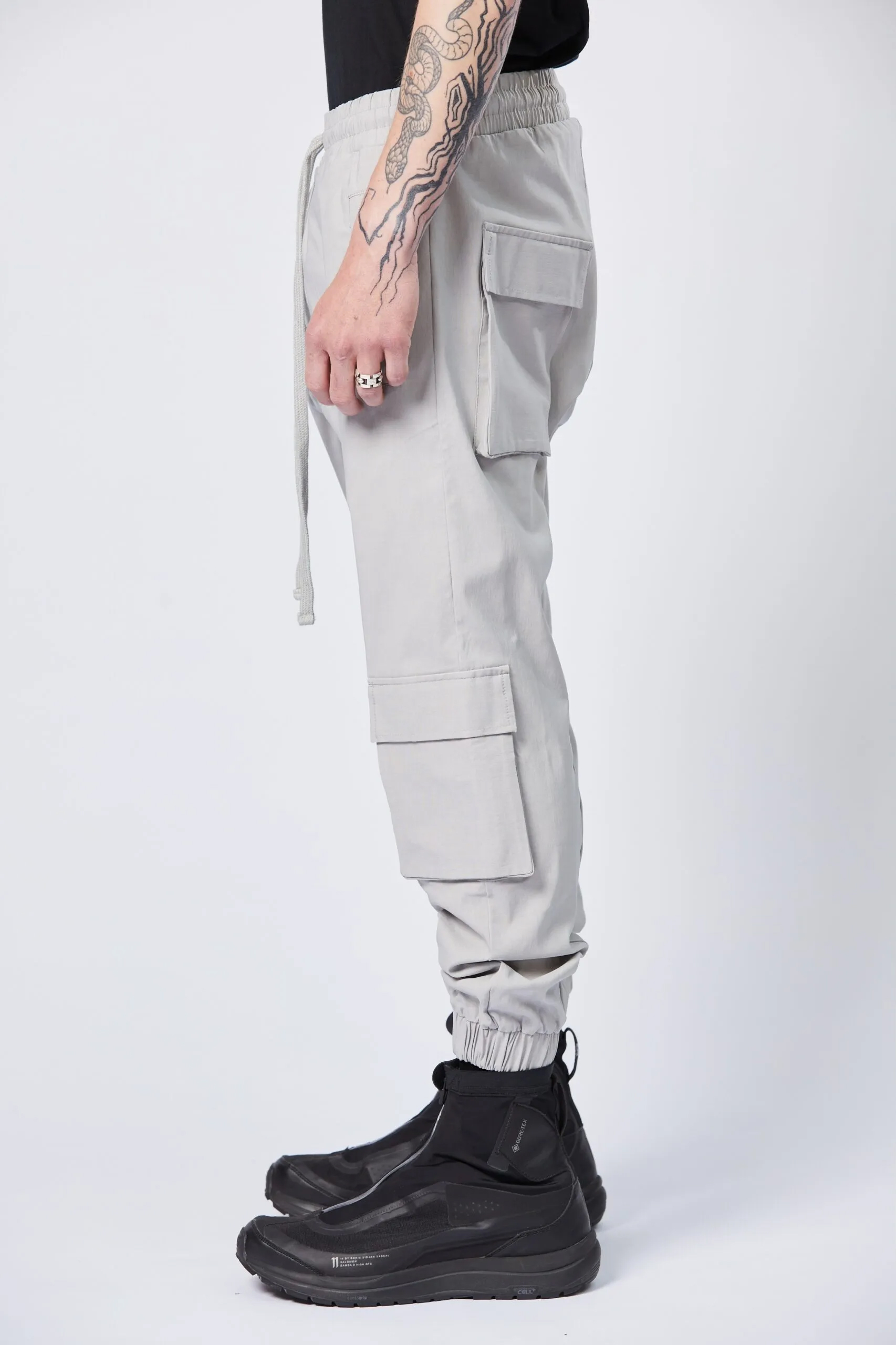 THOM KROM Drop Crotch Woven Stretch Pants