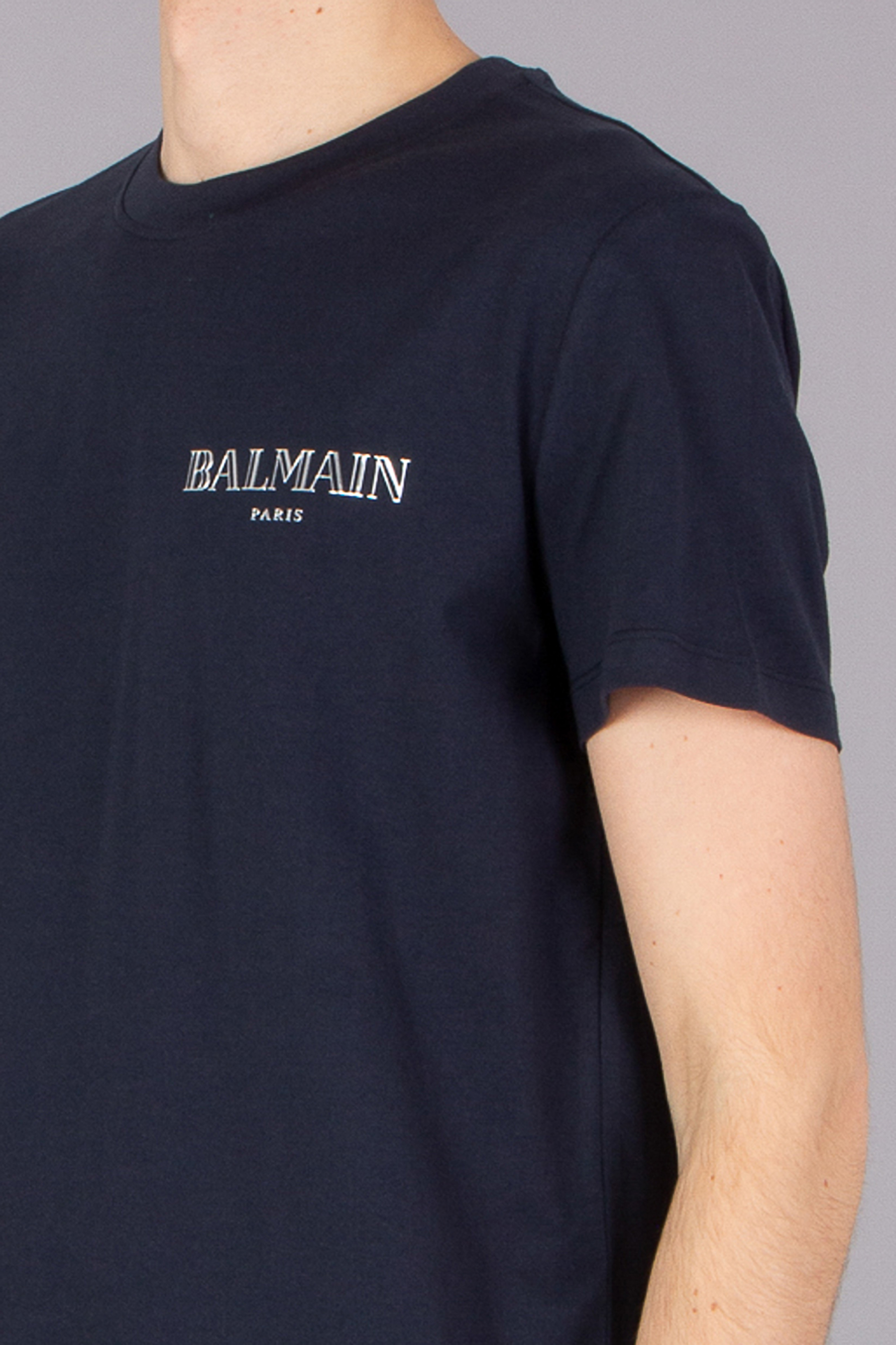 BALMAIN Regular Fit Printed Organic Cotton Jersey T-Shirt BALMAIN Regular Fit Printed Organic Cotton Jersey T-Shirt