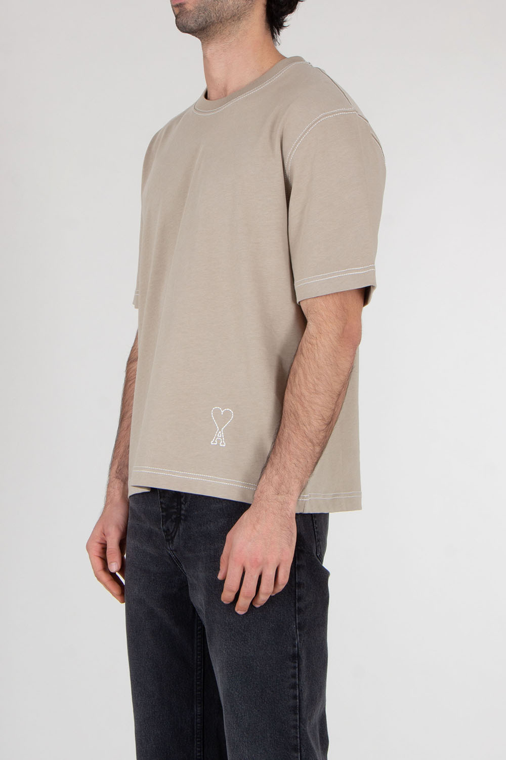 AMI PARIS Oversized Cotton T-Shirt