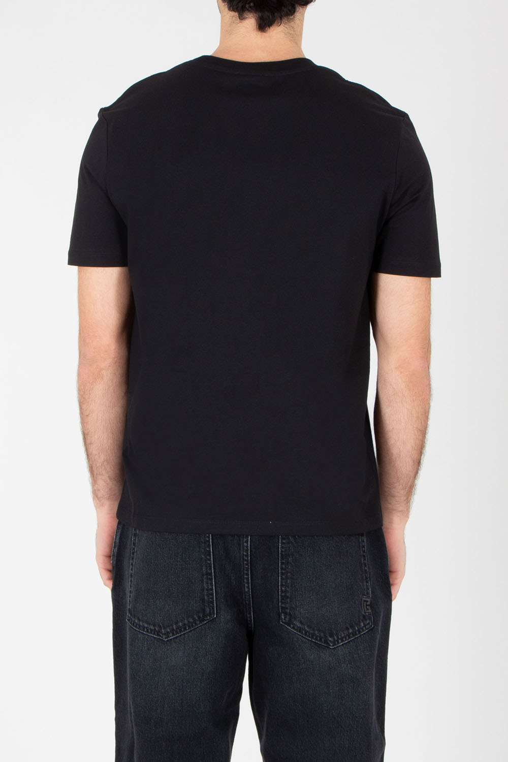 BALMAIN Regular Fit Logo Print Organic Cotton Jersey T-Shirt