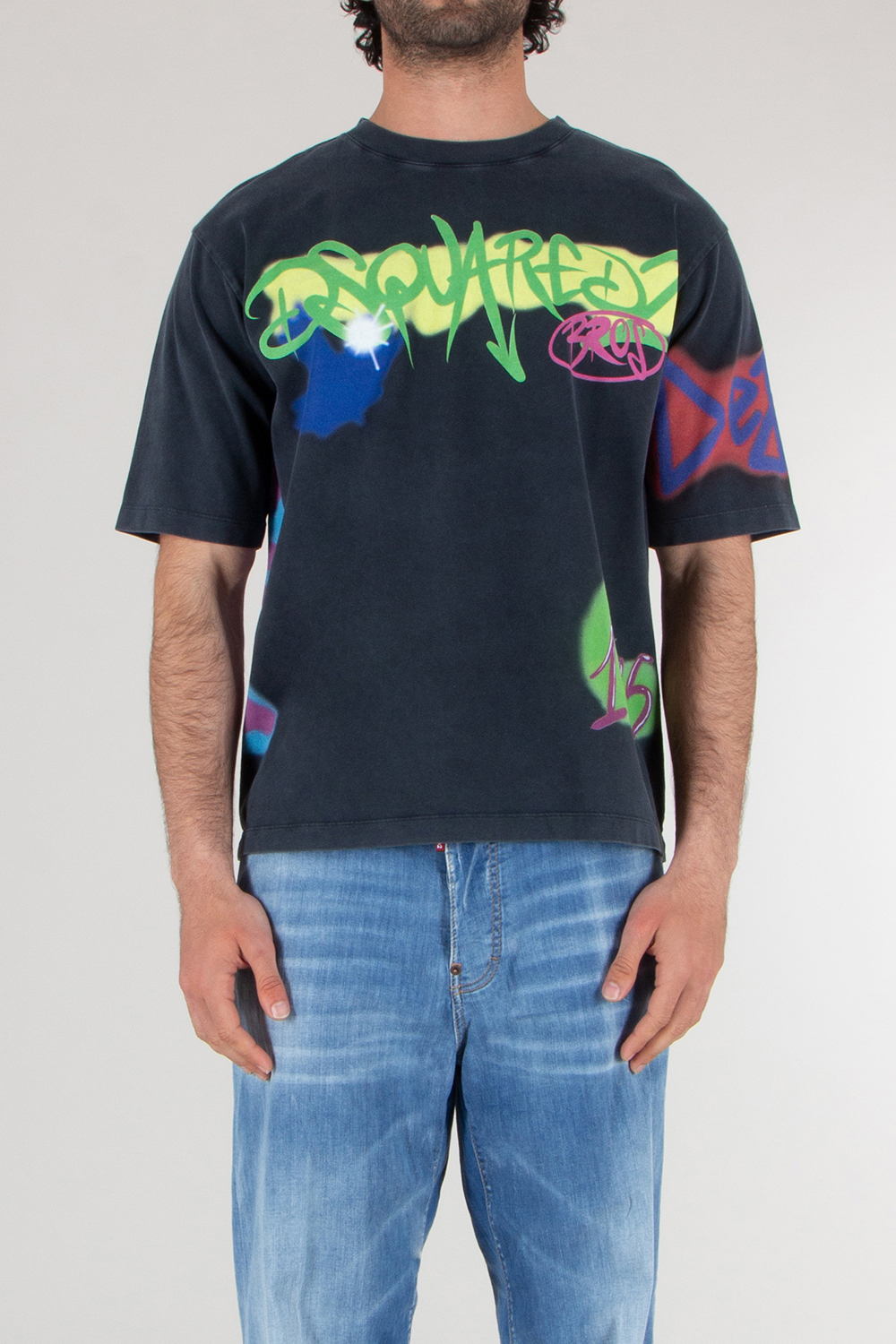 DSQUARED2 Relaxed Fit Graffiti T-Shirt 