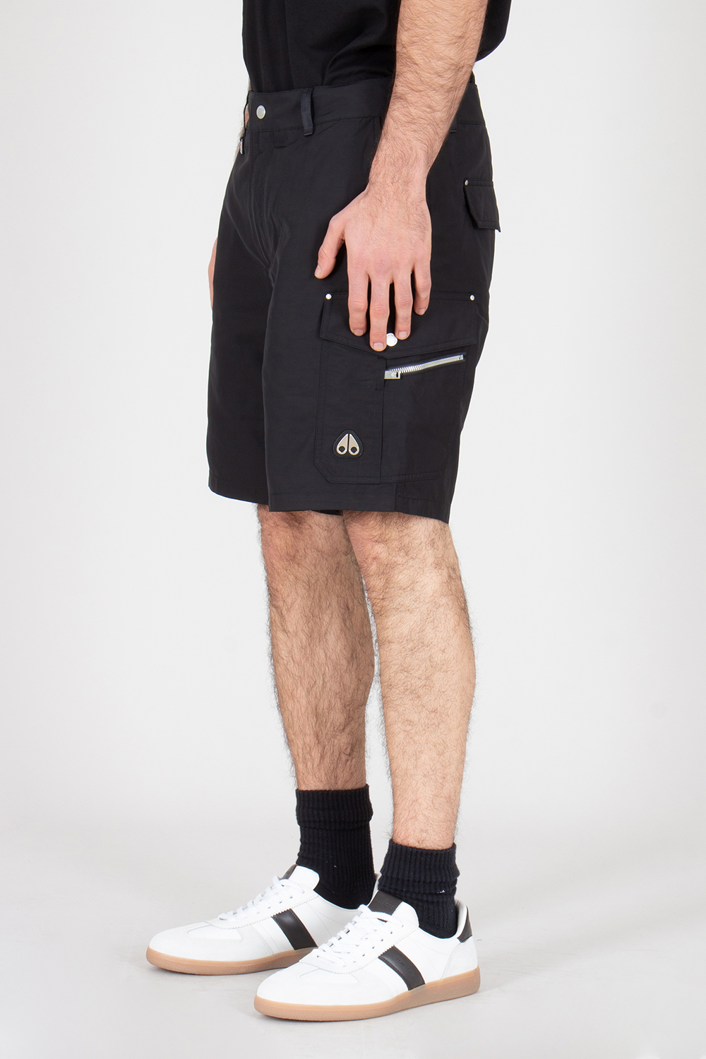 MOOSE KNUCKLES Regular Fit Technical Fabric Cargo Shorts Brady Slick