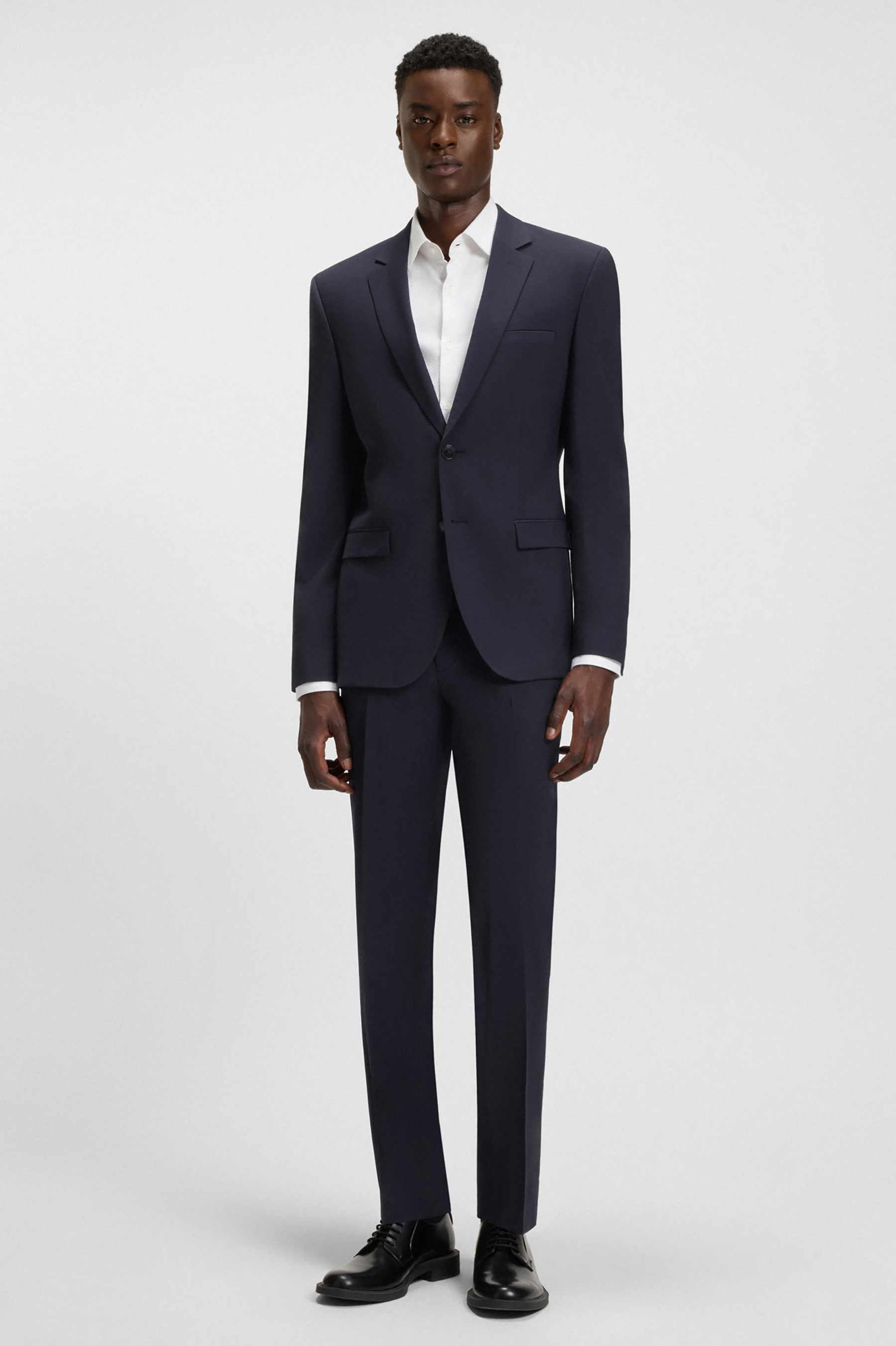 HUGO Extra Slim Fit Performance Super-Flex Wool Blend Suit Pants Hesten Formelle Kleidung, Anzug, Smoking, Mann, Person