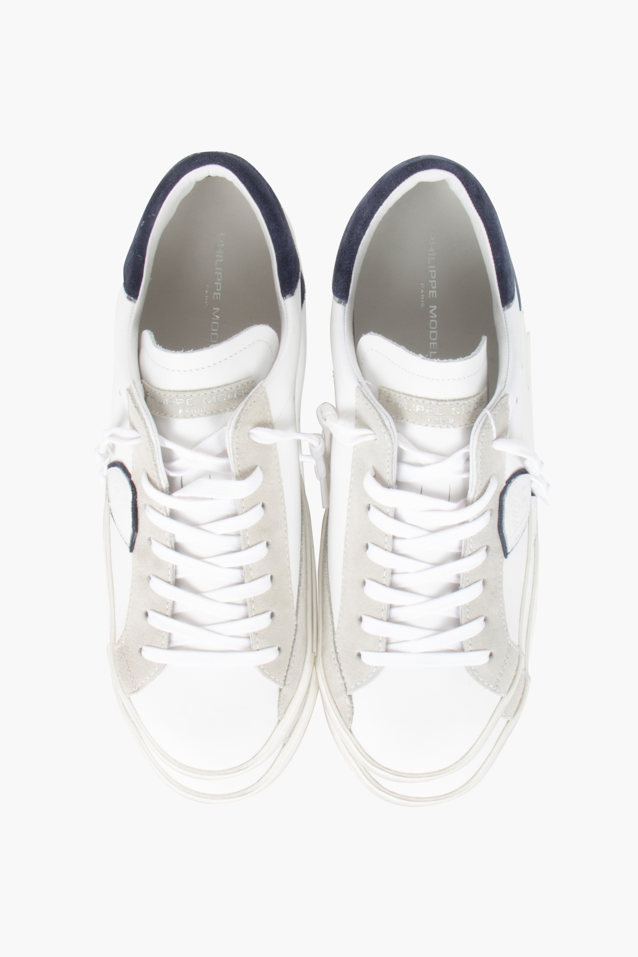 PHILIPPE MODEL Leather Sneakers Prsx Low Bekleidung, Schuhwerk, Schuh, Sneaker