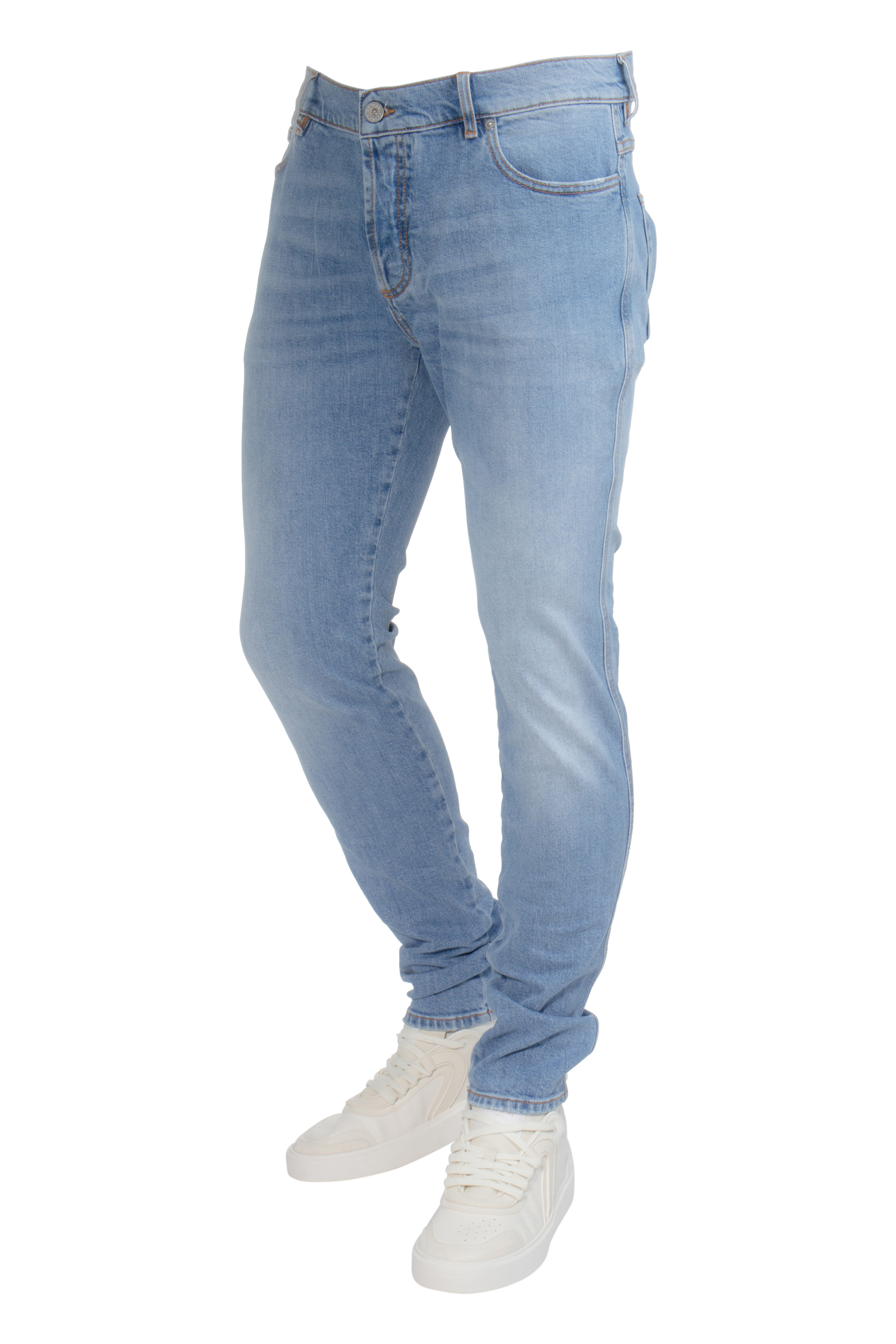 BALMAIN Slim Fit Cotton Stretch Denim Jeans BALMAIN Slim Fit Cotton Stretch Denim Jeans