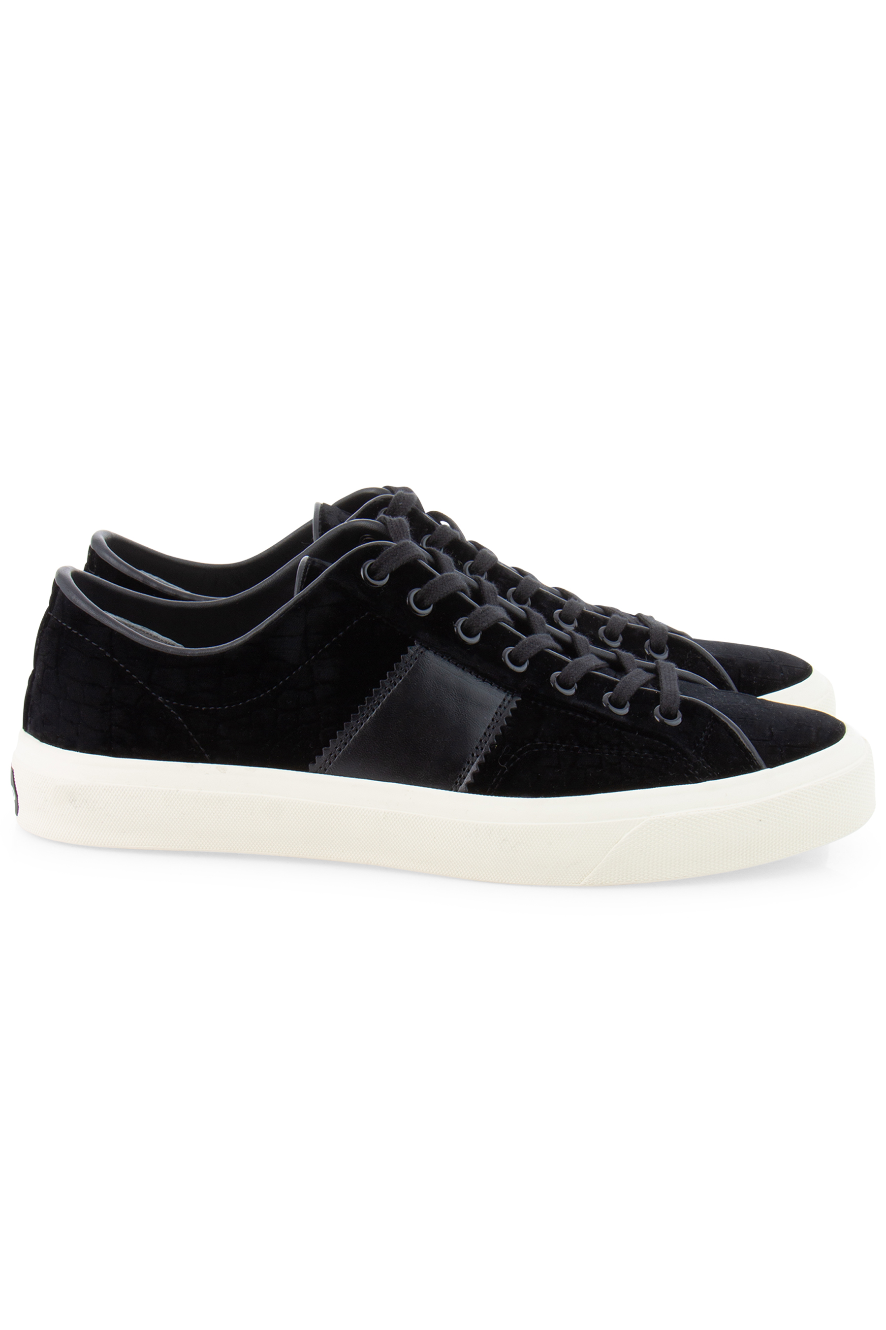 TOM FORD Velvet Lace Up Sneakers Cambridge TOM FORD Velvet Lace Up Sneakers Cambridge