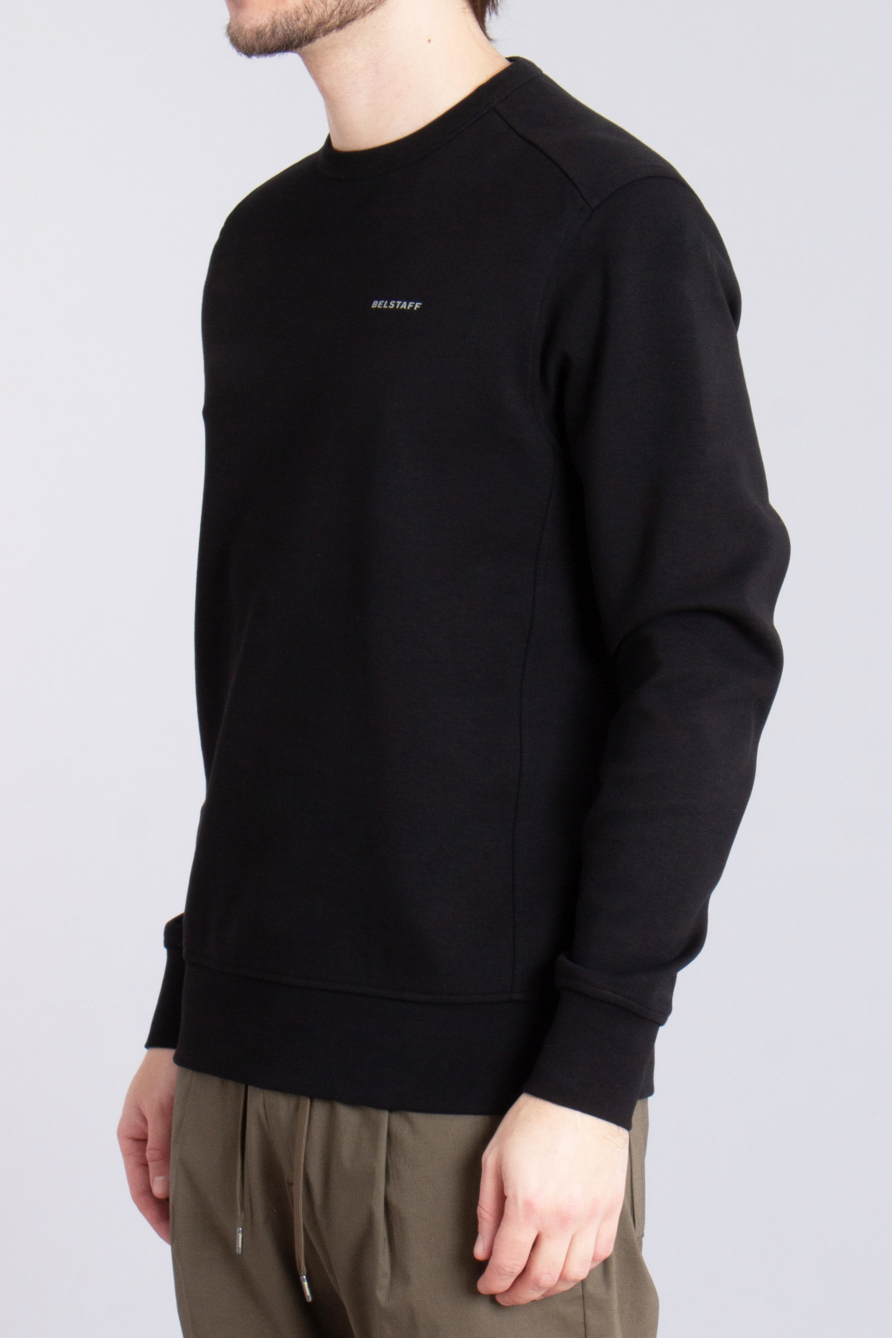 BELSTAFF Cotton Fleece Sweatshirt Alloy BELSTAFF Cotton Fleece Sweatshirt Alloy