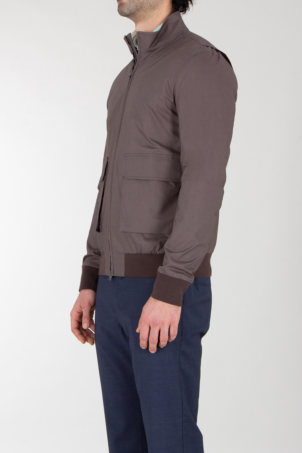 HERNO Slim fit Lightweight Cotton Stretch Jacket 