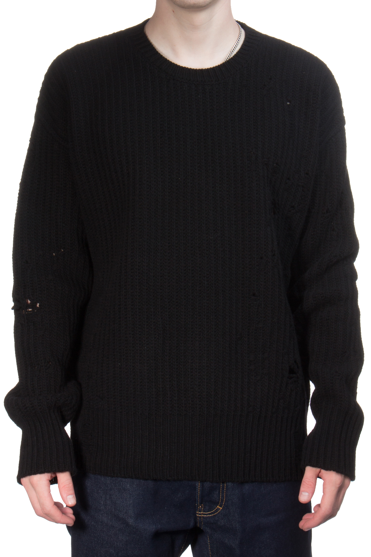 DSQUARED2 Distressed Wool Jumper DSQUARED2 Distressed Wool Jumper