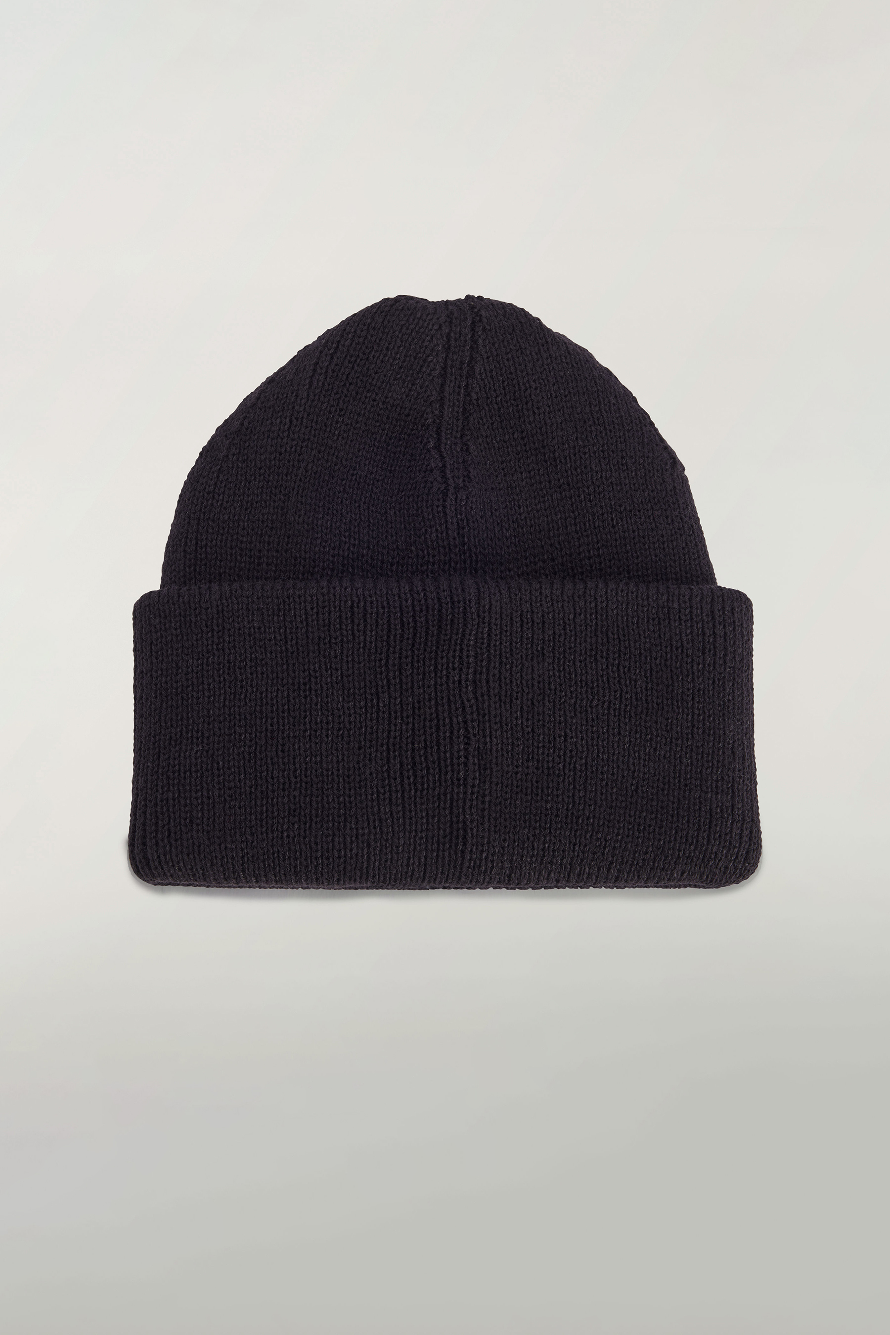 Y-3 Embroidered Ribbed Wool Blend Classic Beanie Mütze, Kleidung, Hut