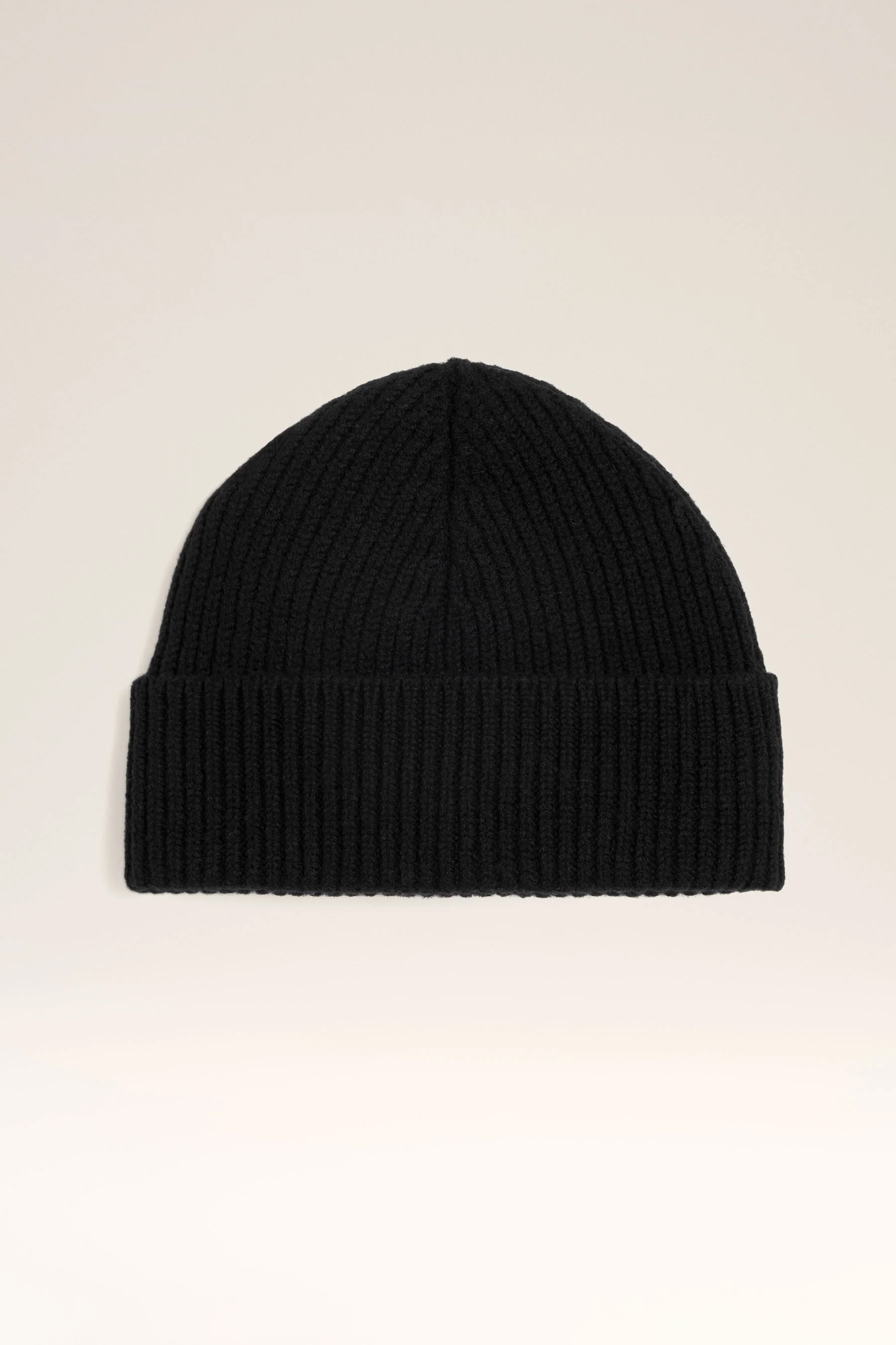 AMI PARIS Ami De Coeur Ribbed Wool Beanie Mütze, Kleidung, Hut